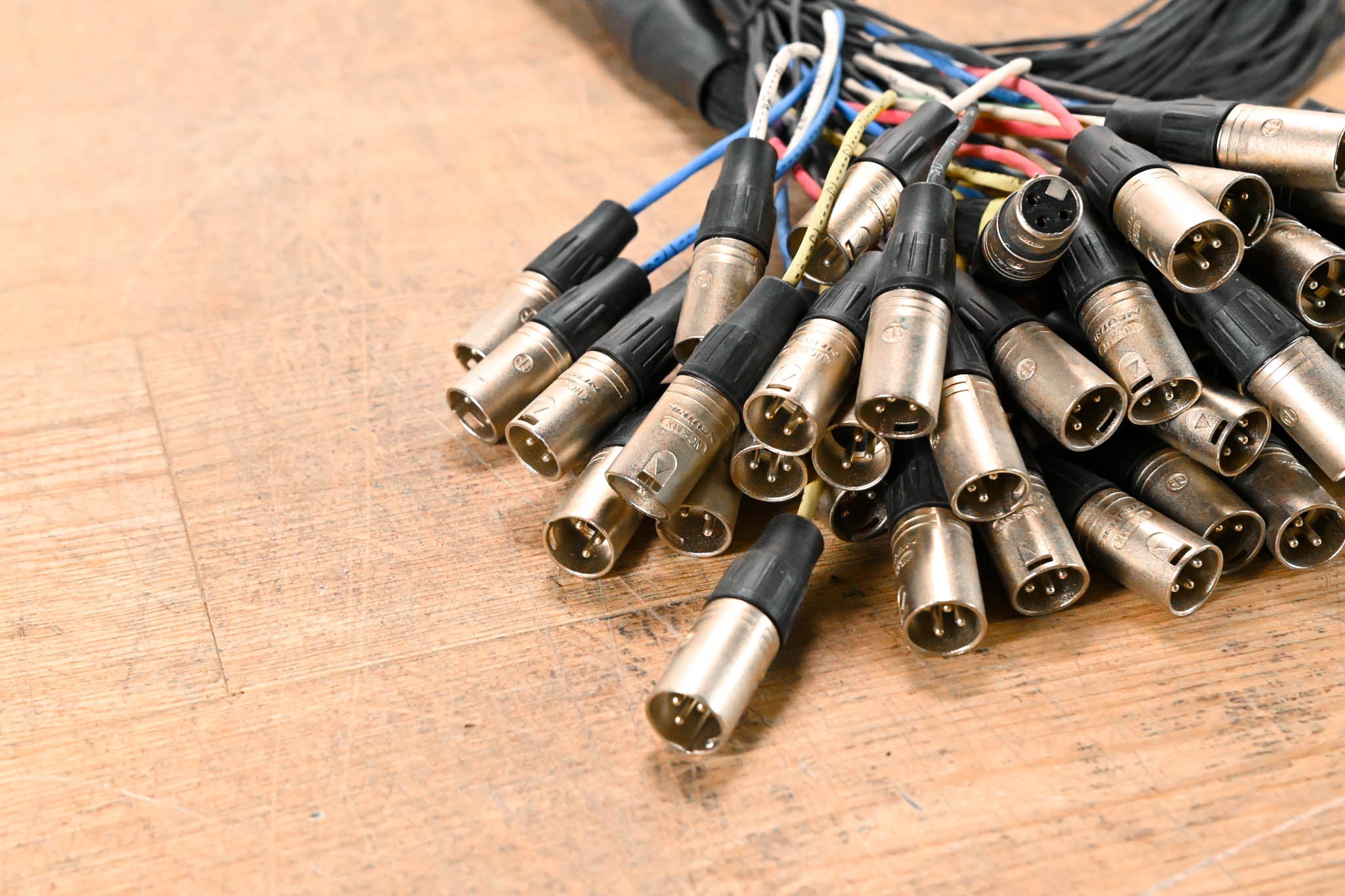 Ten 47 Multipin to 48-Channel XLR Male 10-XLR Returns Fan Snake - 10'