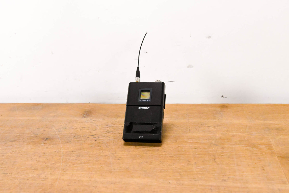Shure UR1 Wireless Bodypack Transmitter - J5 Band: 578-638 MHz