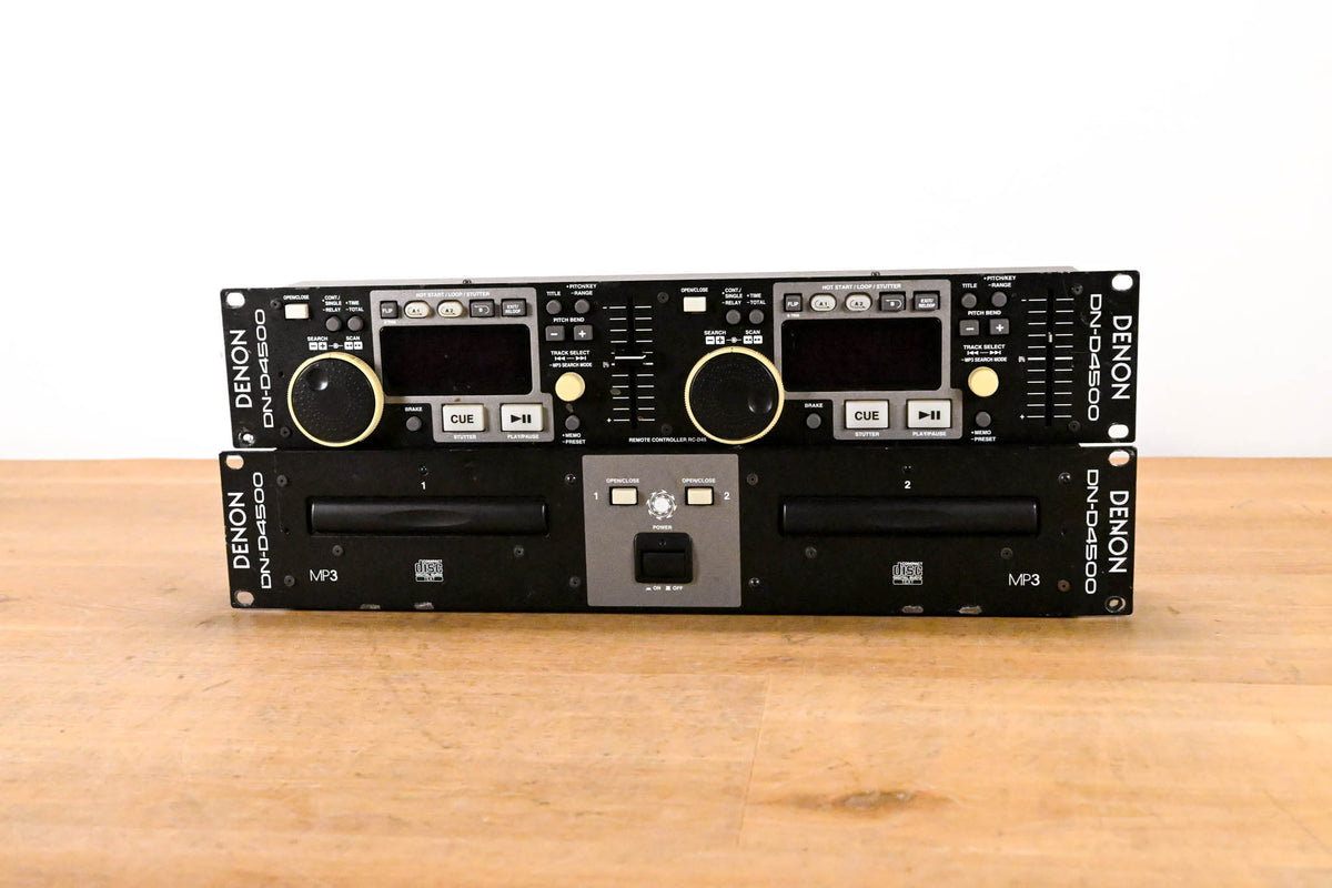 Denon DN-D4500 Rackmount Dual CD/MP3 Player with Remote Control