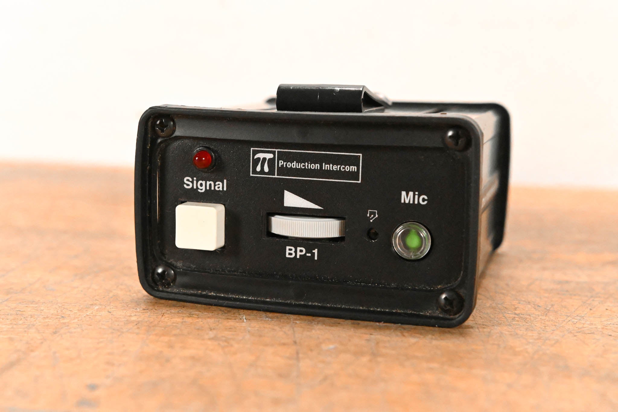 Production Intercom BP-1 Single-Circuit Headset Station Belt Pack