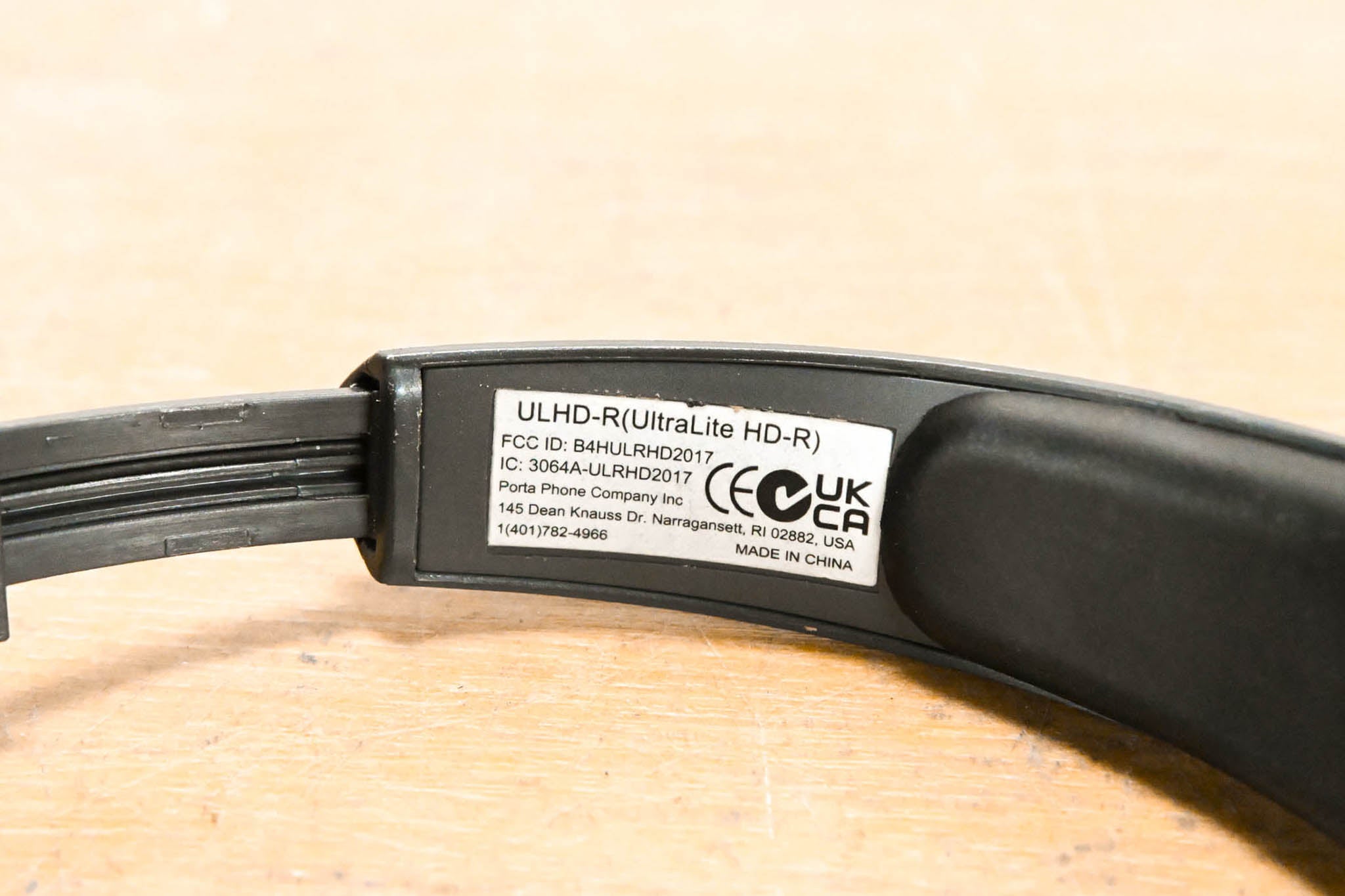 Eartec UltraLITE HD-R Remote Wireless Intercom Headset