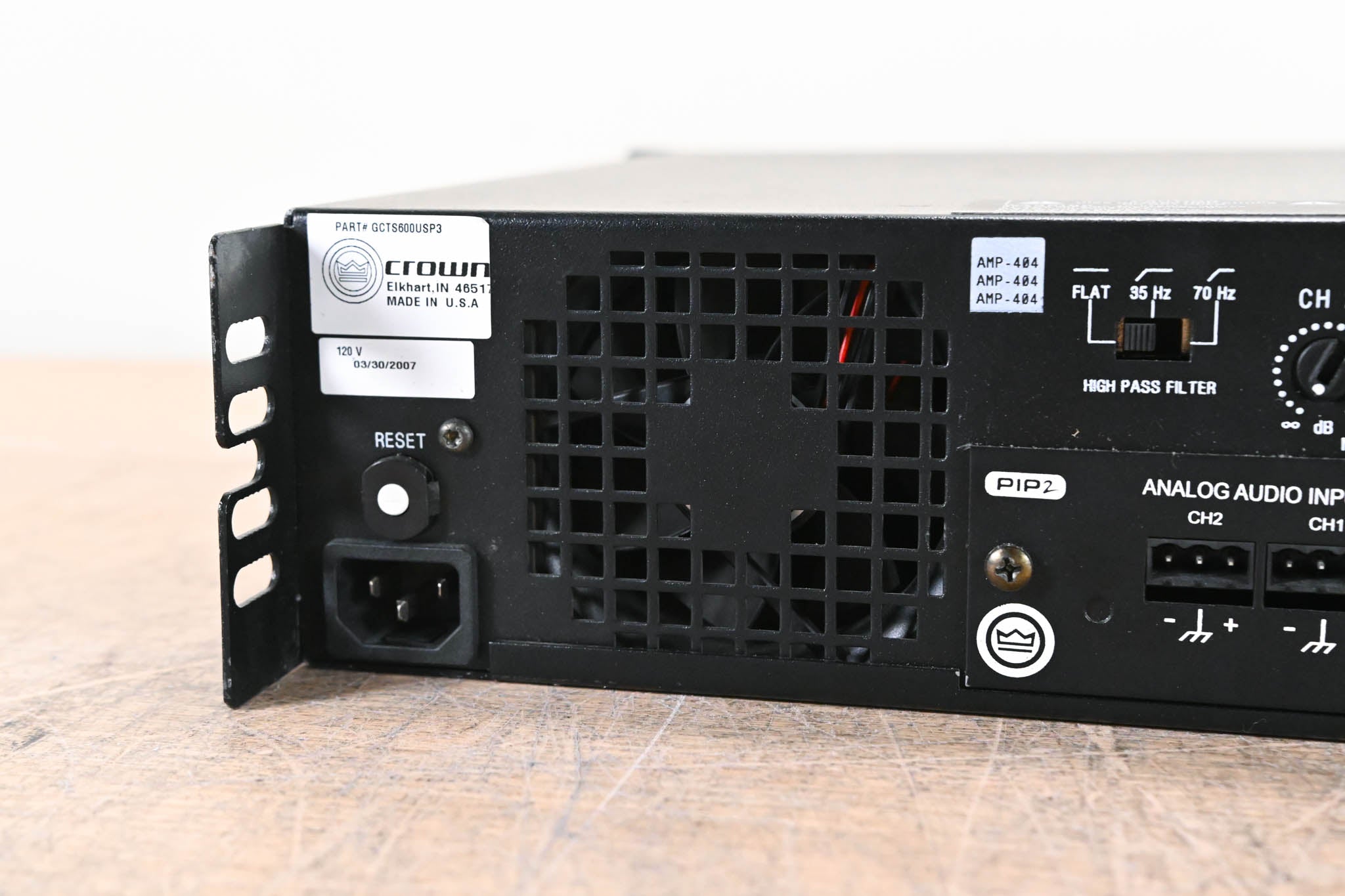 Crown CTs 600 2-Channel Power Amplifier CG009JD