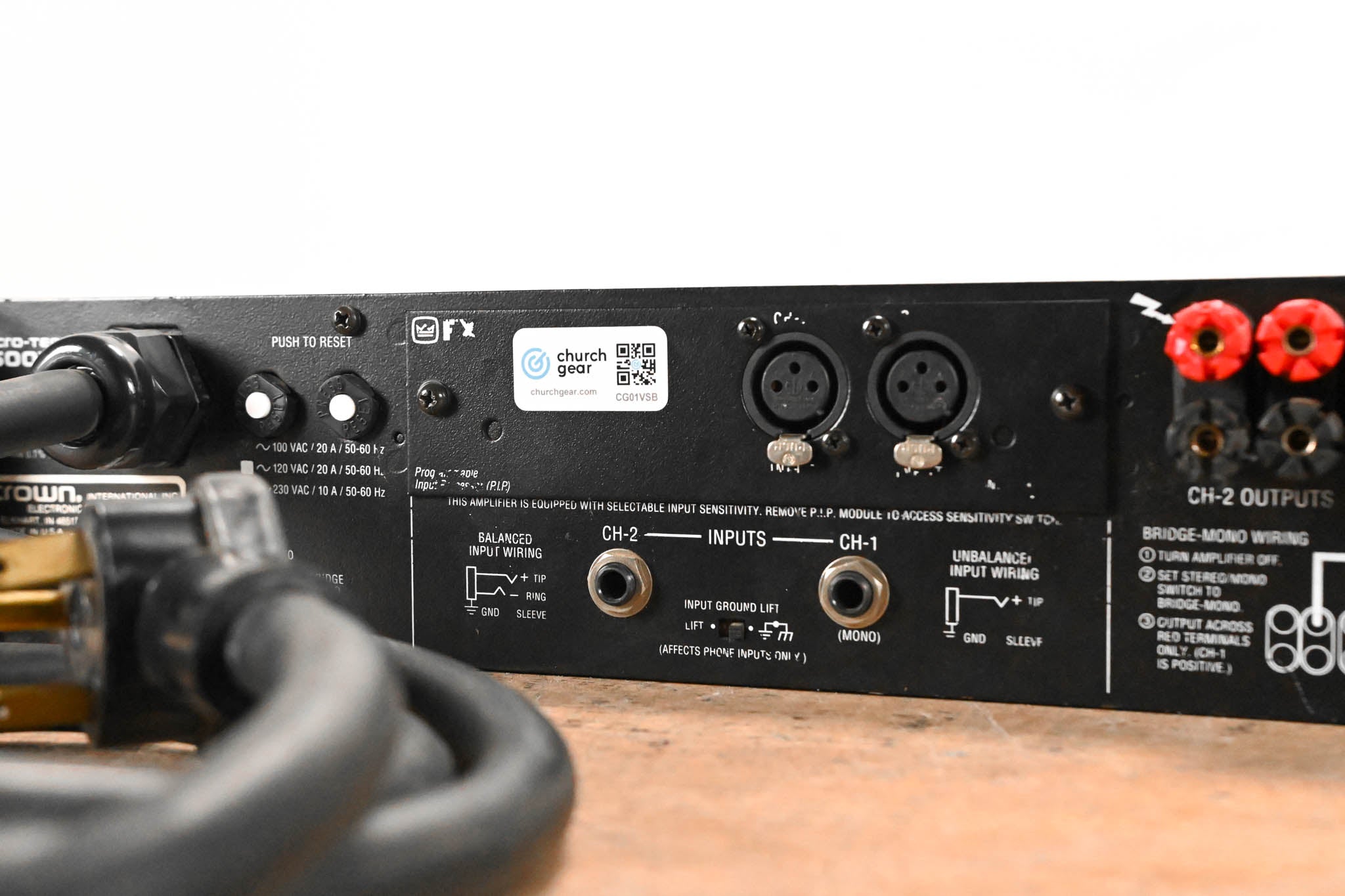 Crown Macro-Tech 3600VZ 2-Channel Power Amplifier