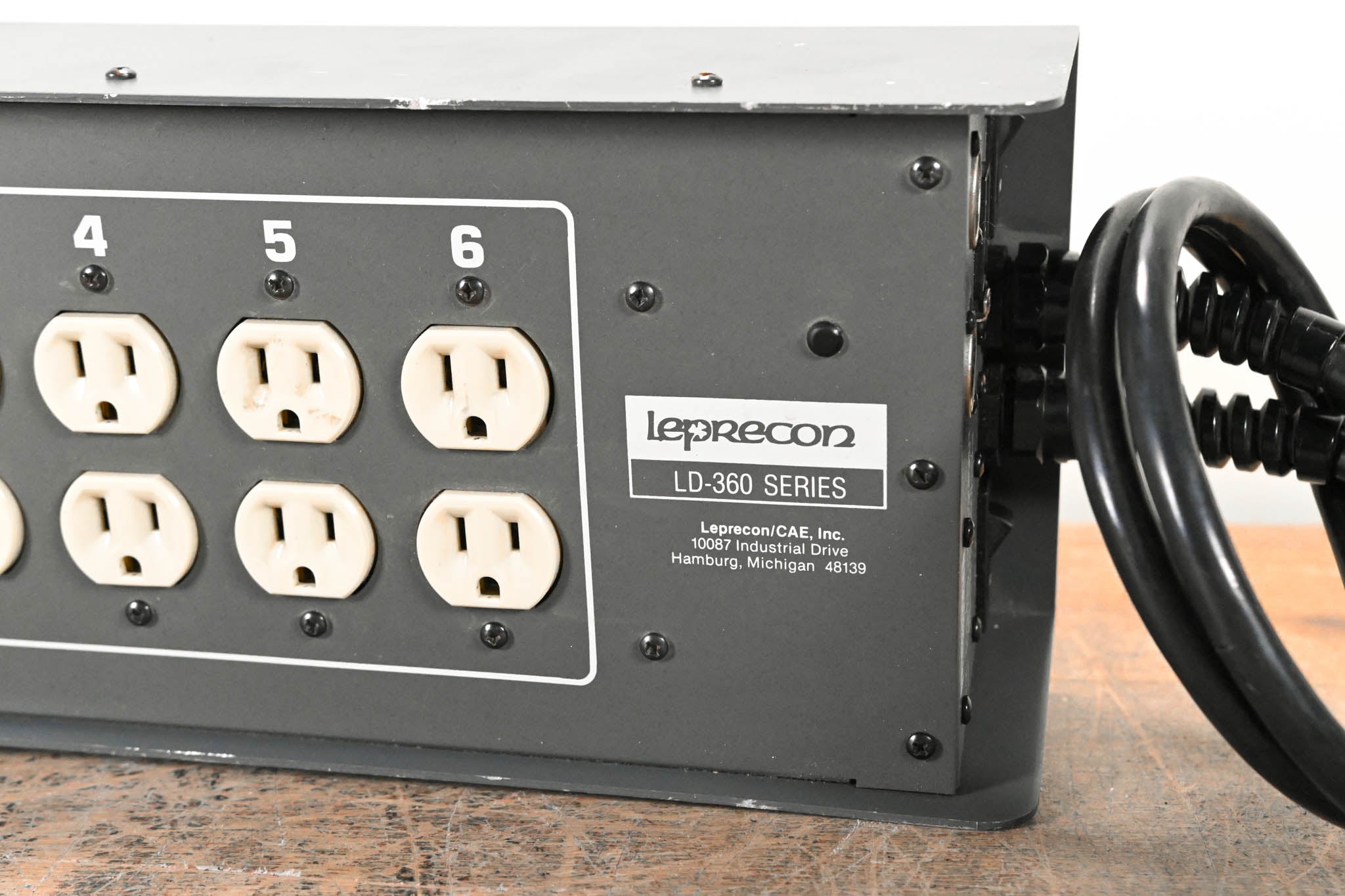 Leprecon LD-360-MPX-HP 6-Channel Edison DMX Dimmer