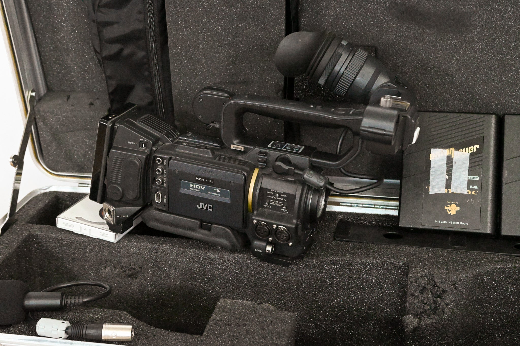 JVC GY-HD200U 1/3" 3-CCD Professional HDV Camcorder