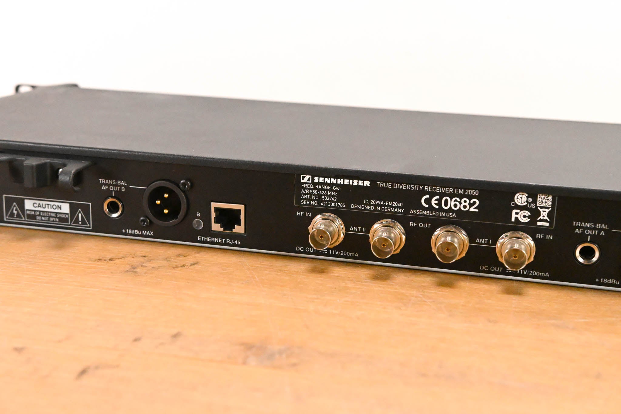 Sennheiser EM 2050 Wireless Receiver w/ two Beltpacks - 558-626 MHz