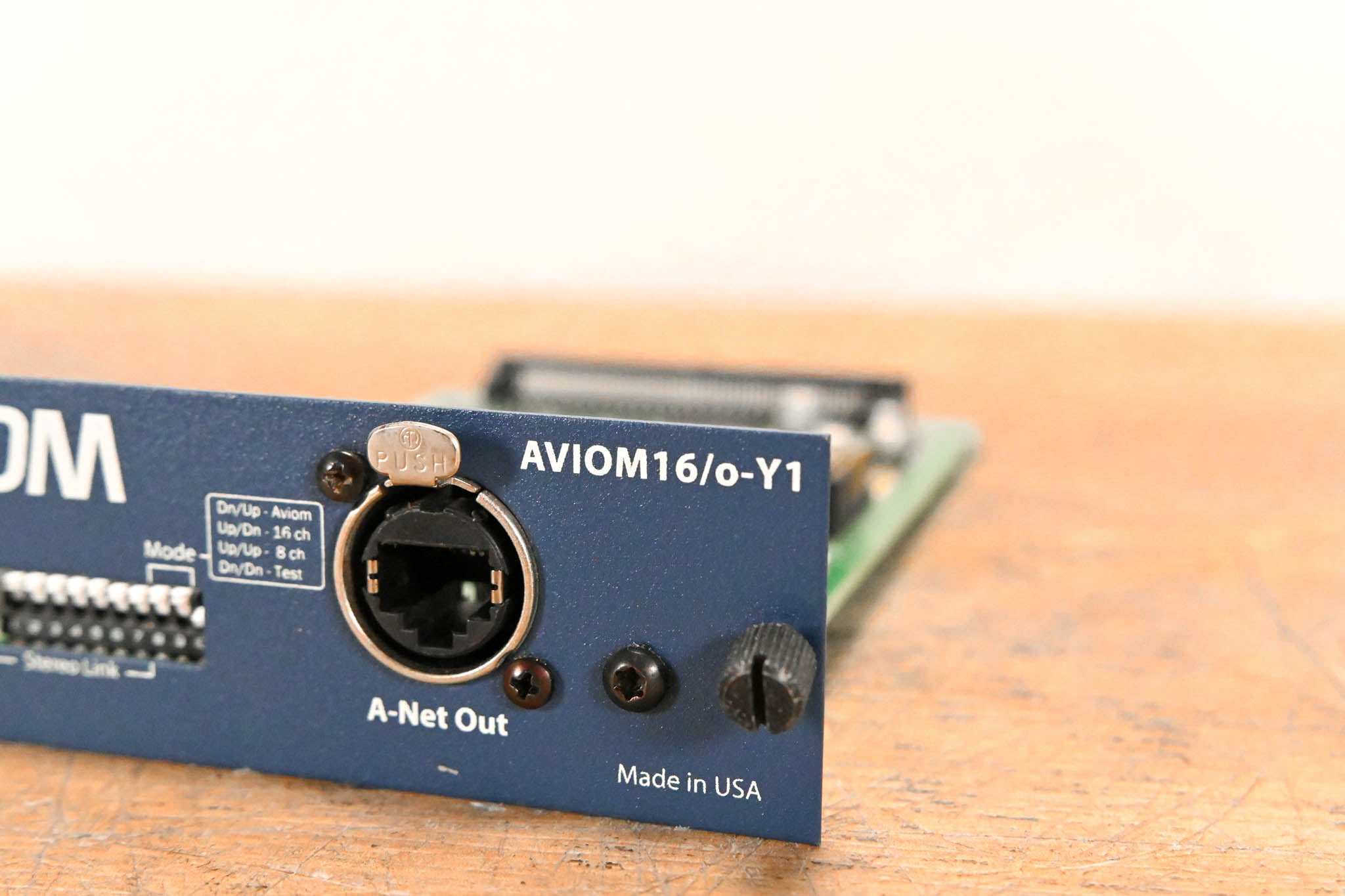 Aviom 16/o-Y1 A-Net Card for Yamaha Digital Products