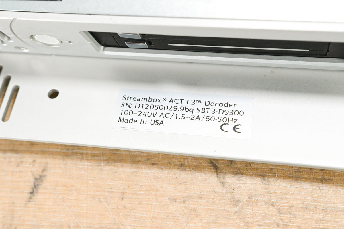 Streambox ACT-L3 SBT3-D9300 HD Video Decoder
