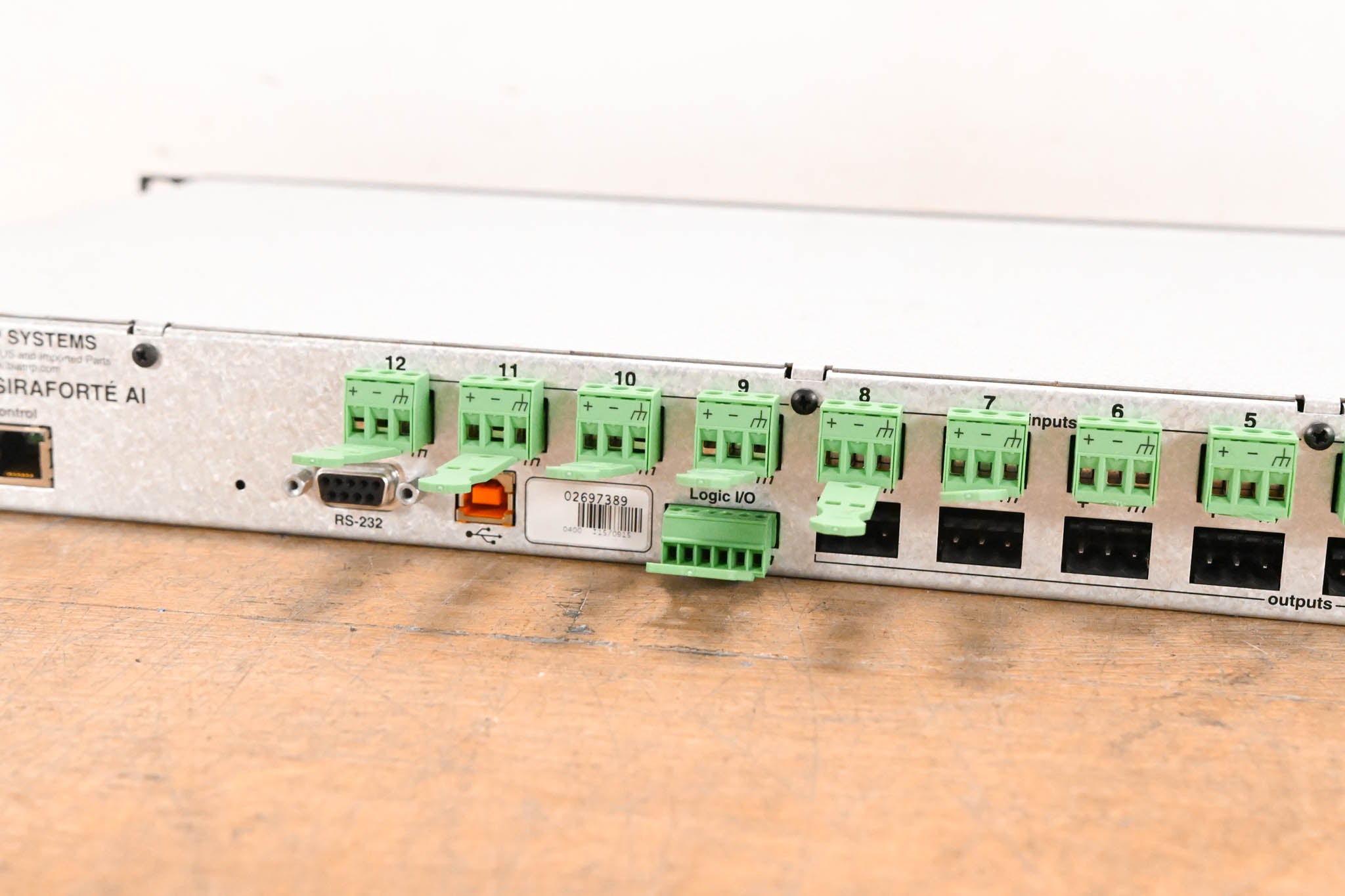 Biamp TesiraFORTÉ AI Digital Audio Processor