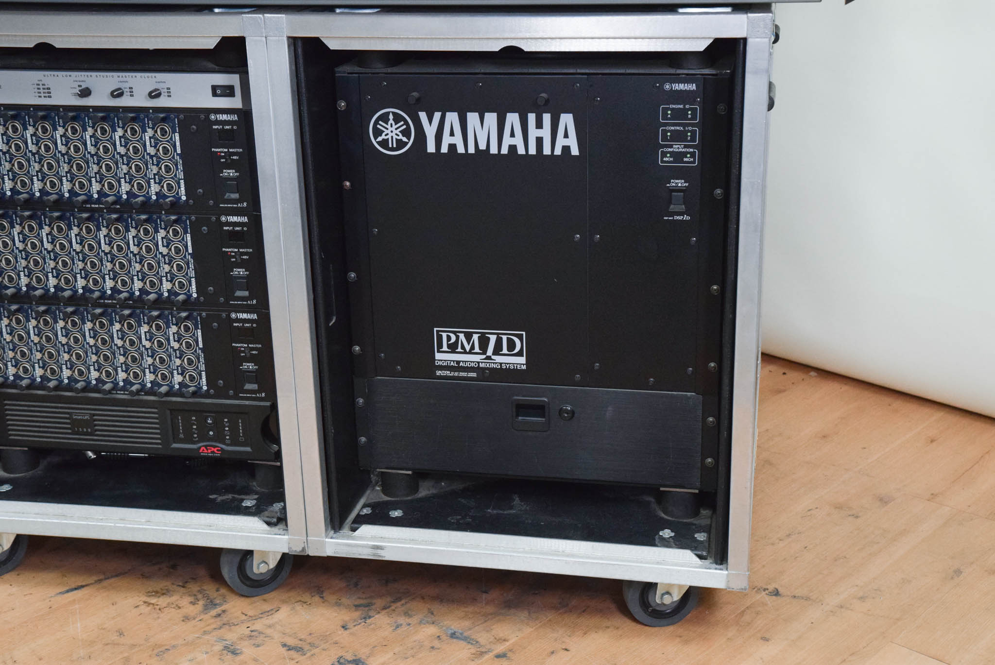 Yamaha PM1DV2 VCM with I/O, Master Clock, and Backup Power Supplies