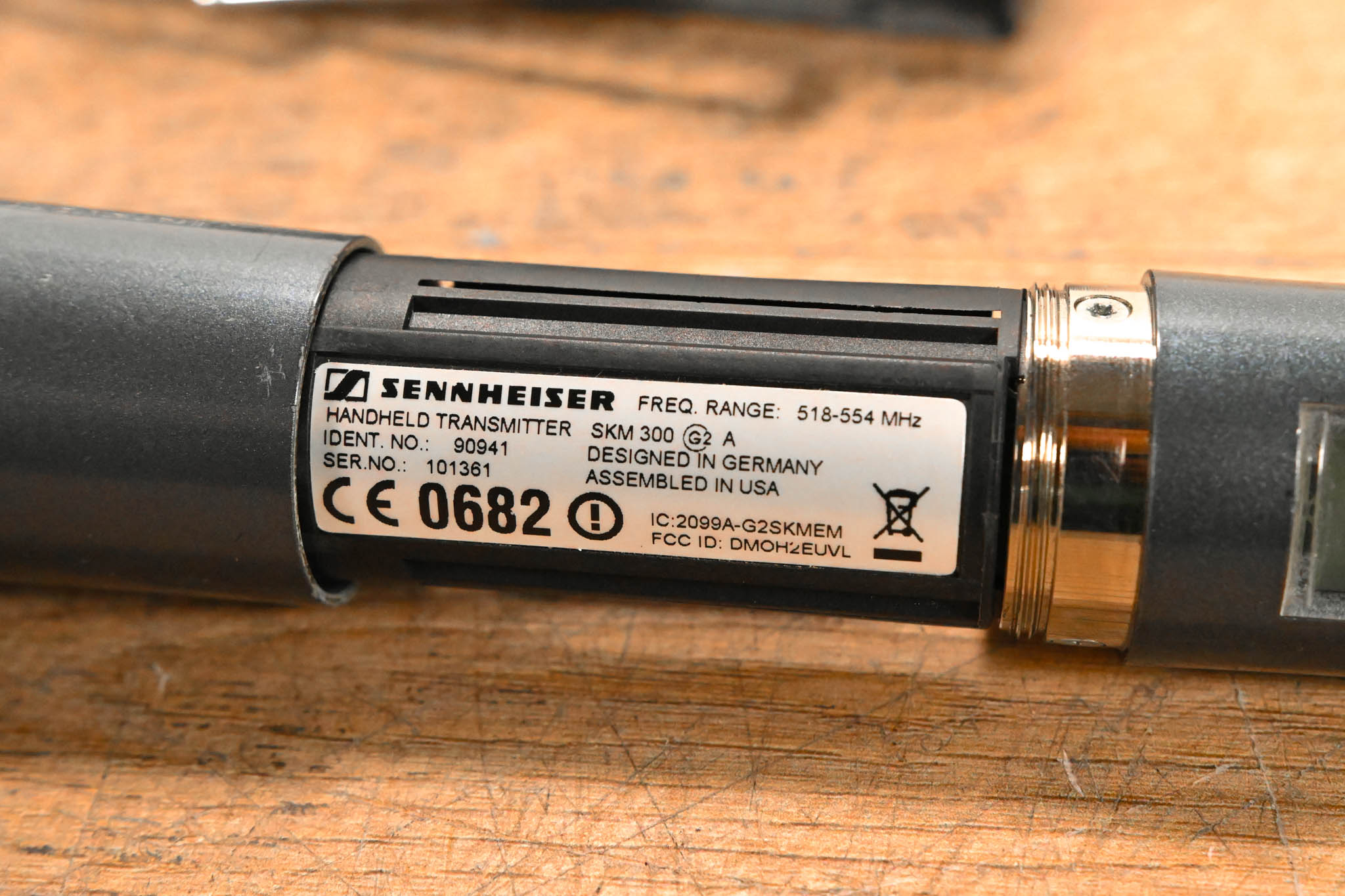 Sennheiser ew 300 G2 Handheld Wireless System 518-554MHz NO POWER SUPPLY