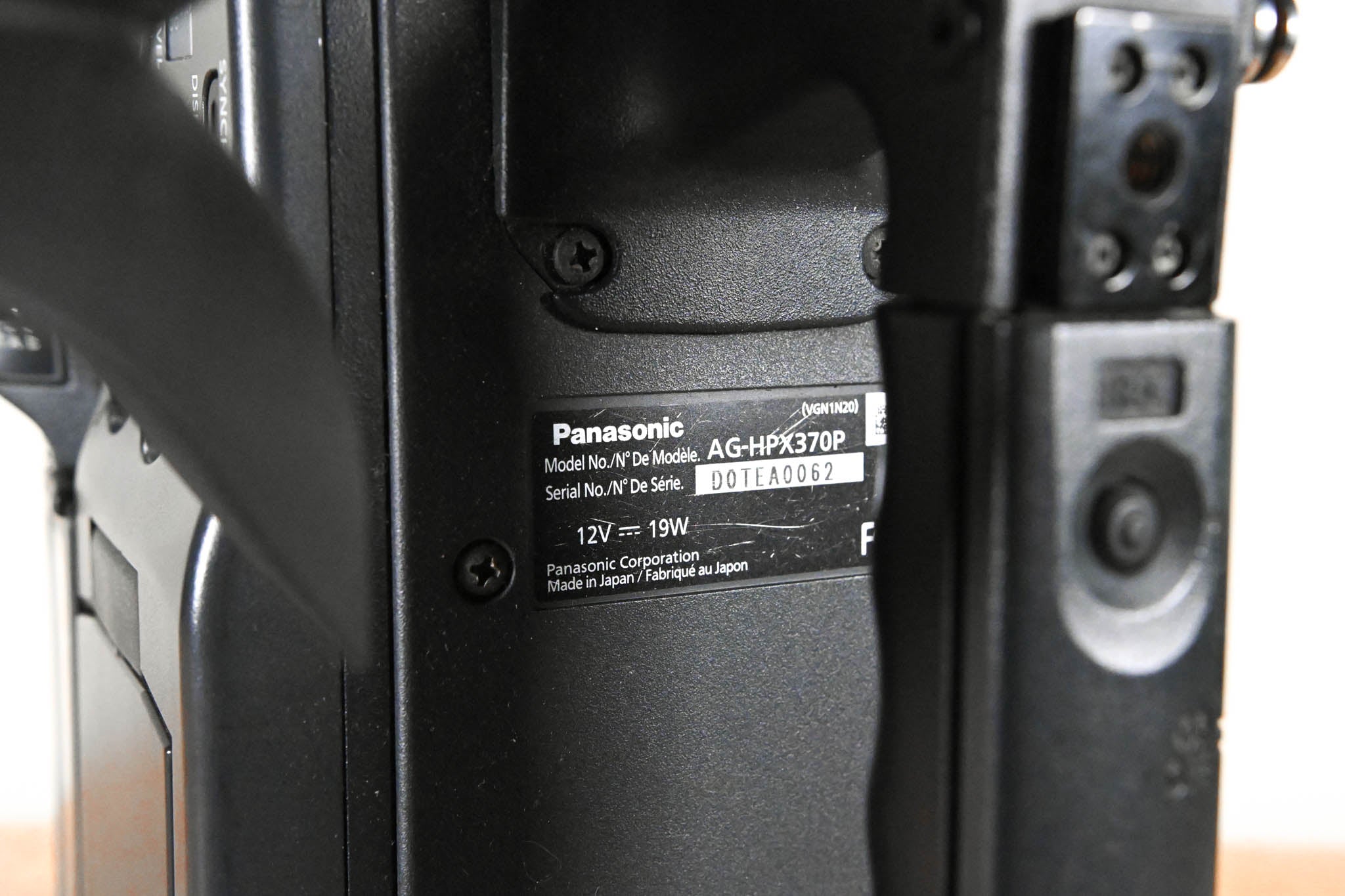 Panasonic AG-HPX370P 1/3" ENG P2HD Camcorder