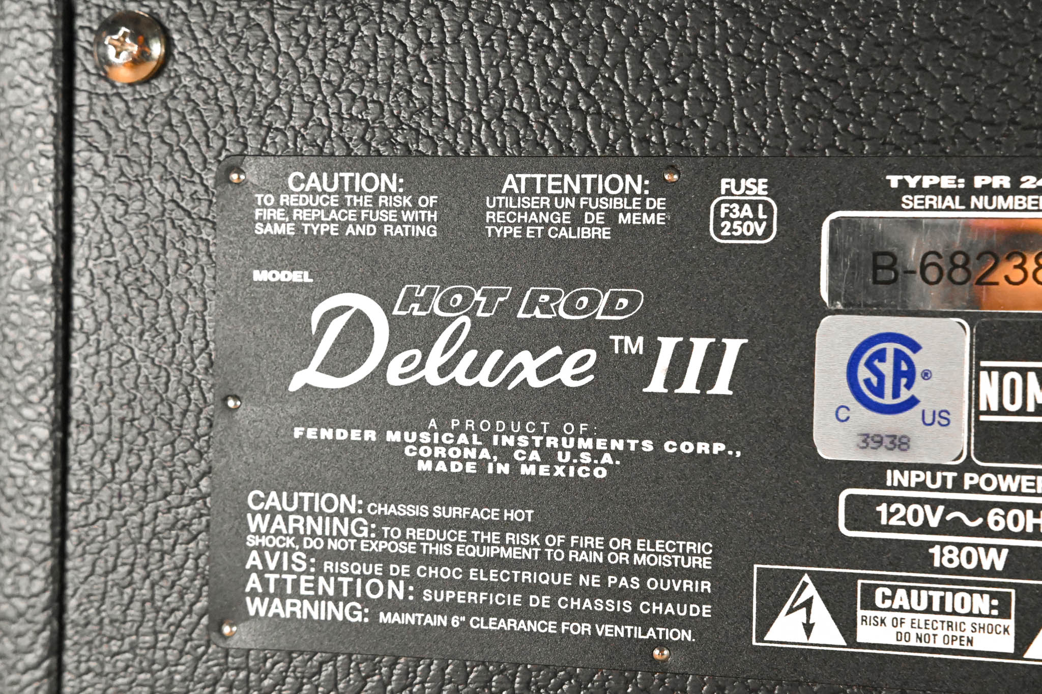 Fender Hot Rod Deluxe III 1x12" 40W Tube Combo Amplifier