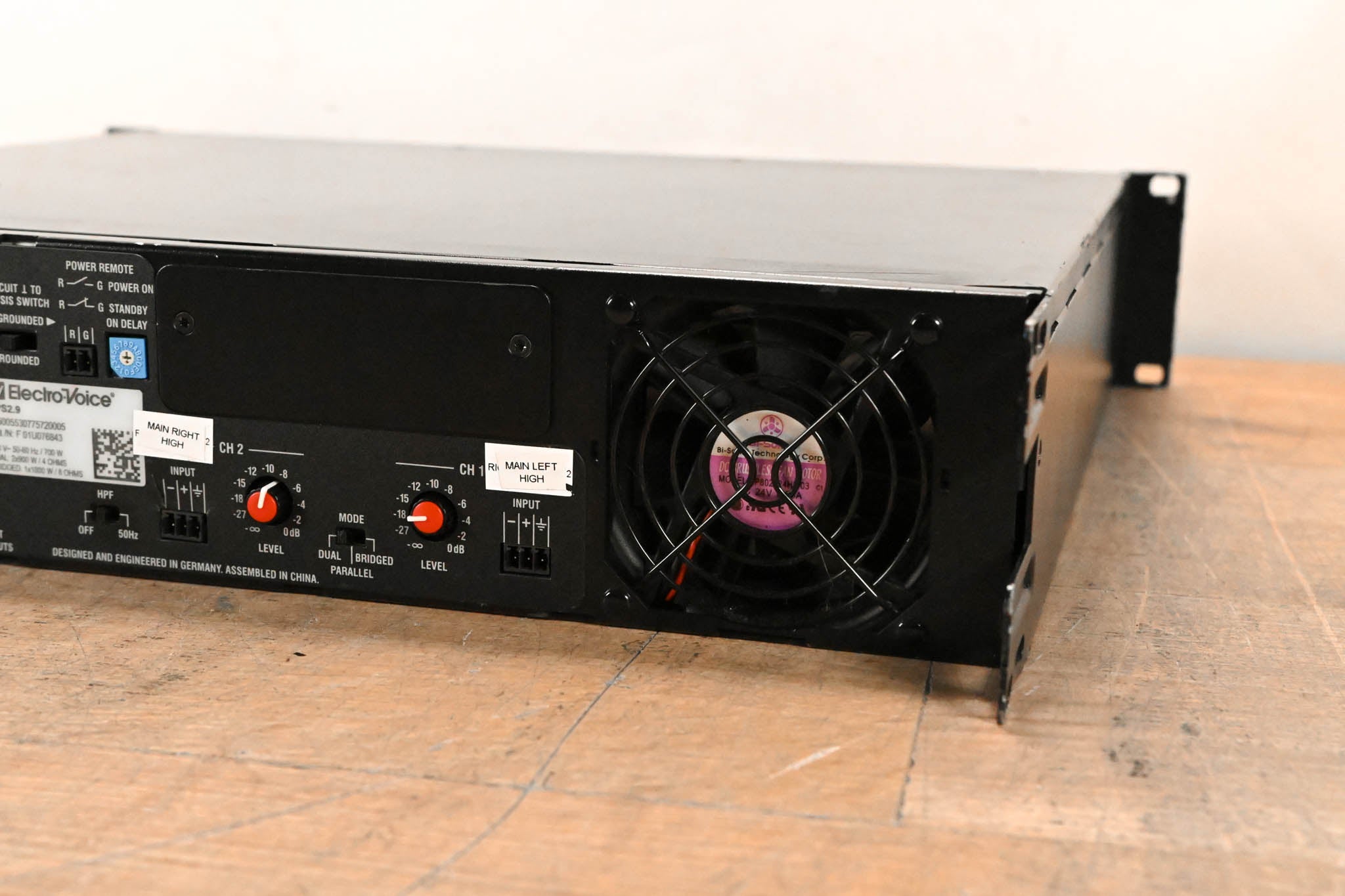 Electro-Voice (EV) CPS2.9 2-Channel Power Amplifier