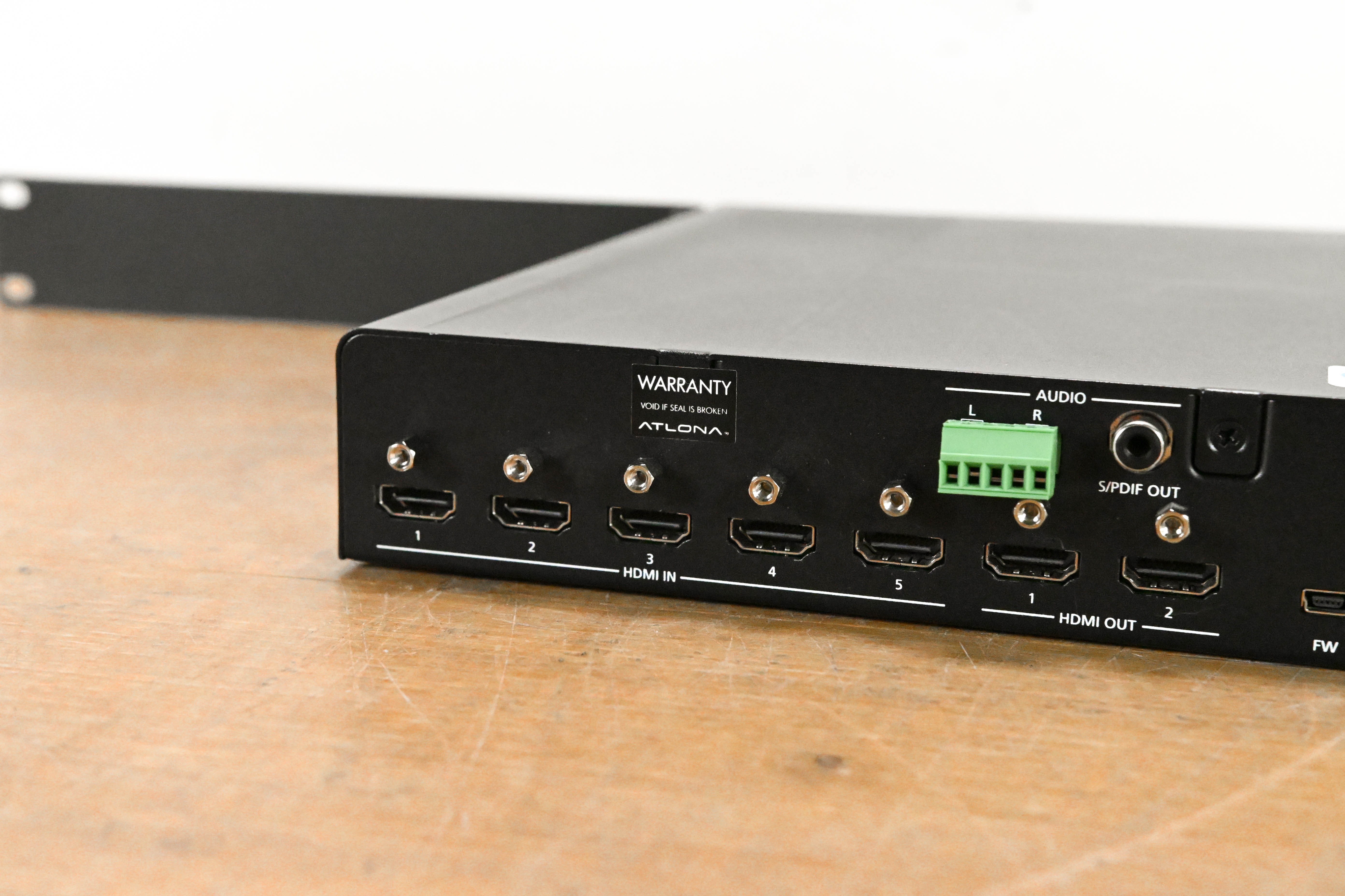 Atlona AT-UHD-SW-52 5x2 HDMI Switcher with Control (NO POWER SUPPLY)