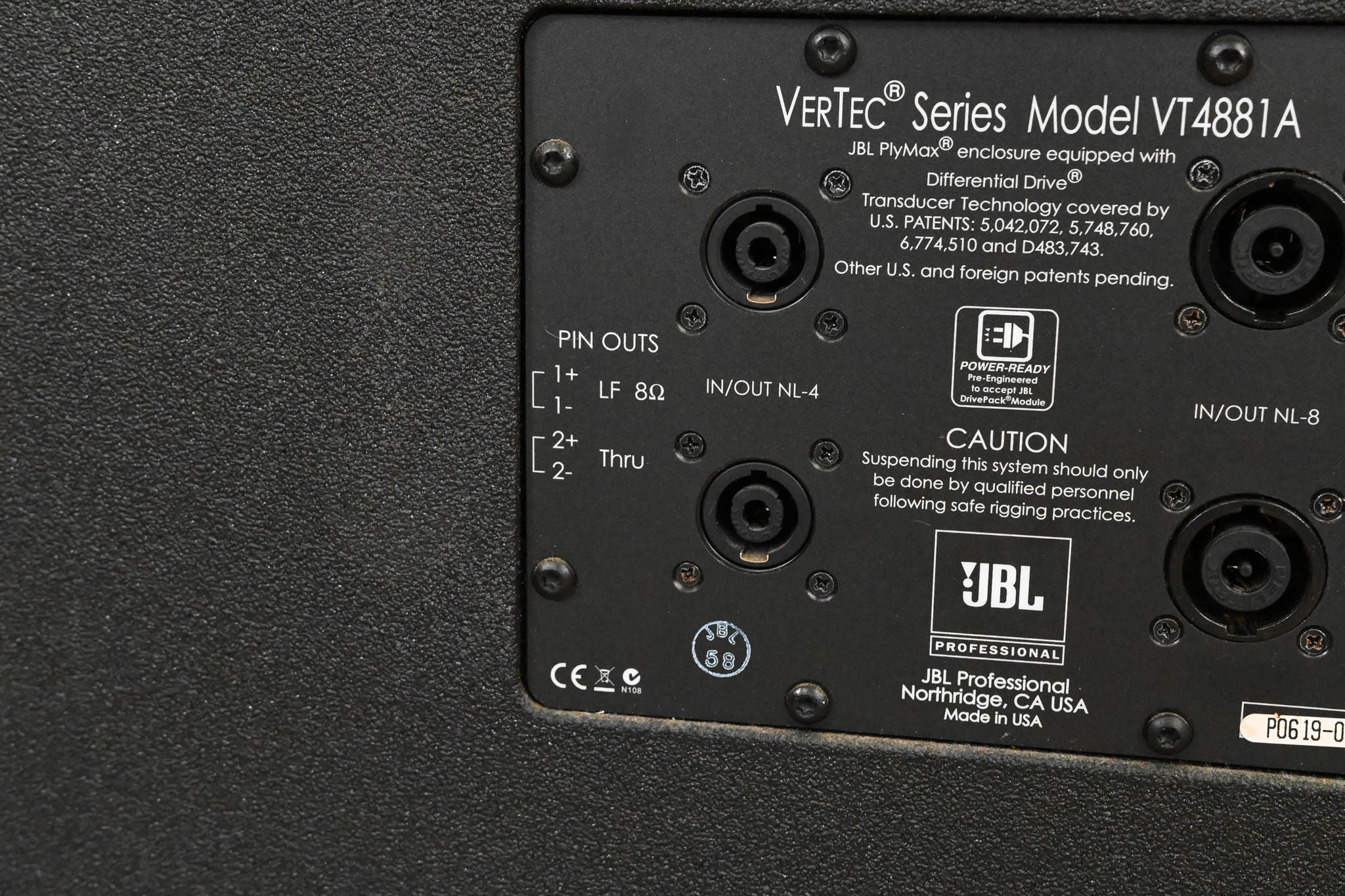 JBL VT4881A Compact Arrayable 18" Subwoofer