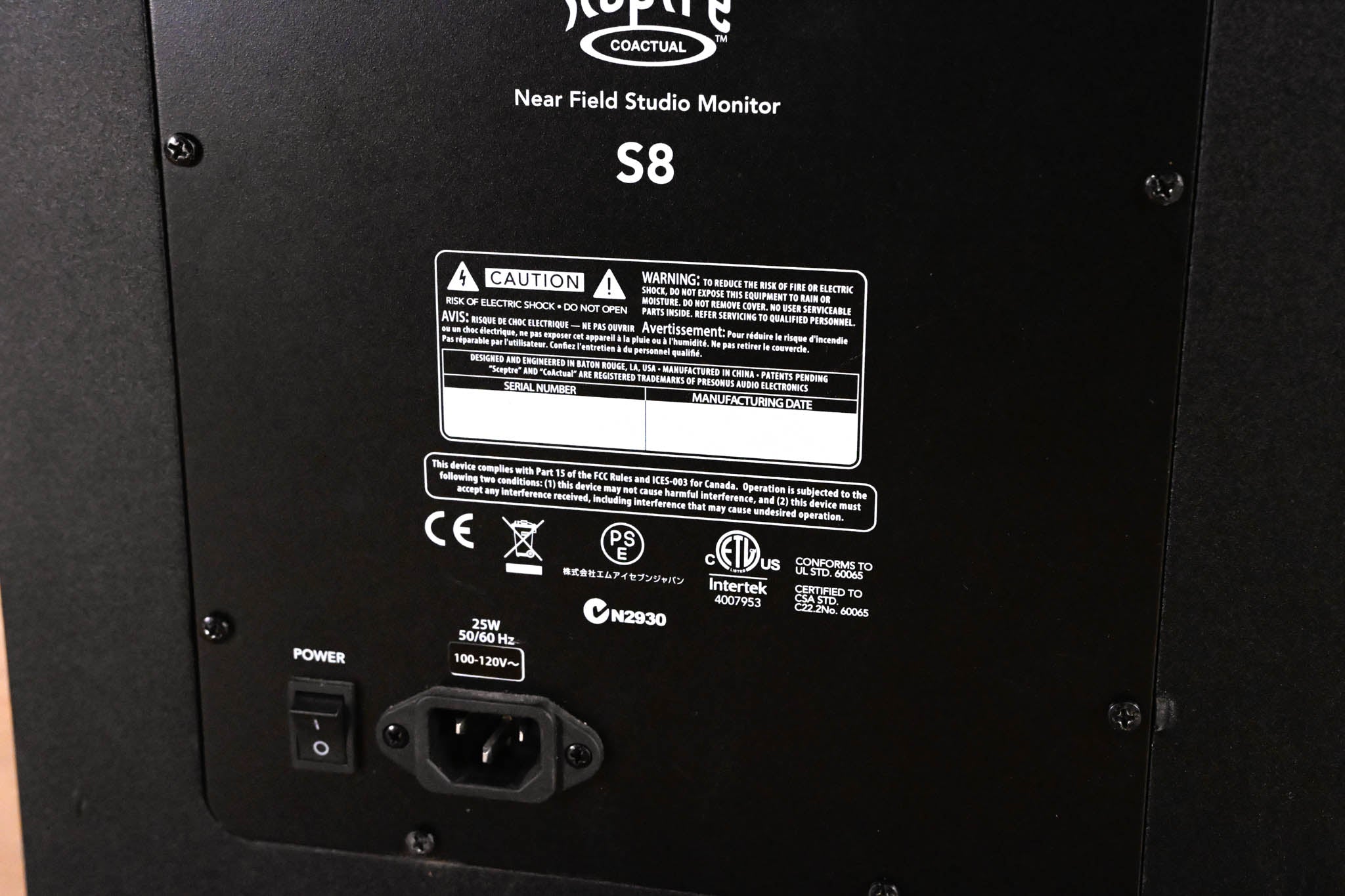 PreSonus Sceptre S8 8-inch Two-Way Active Studio Monitor