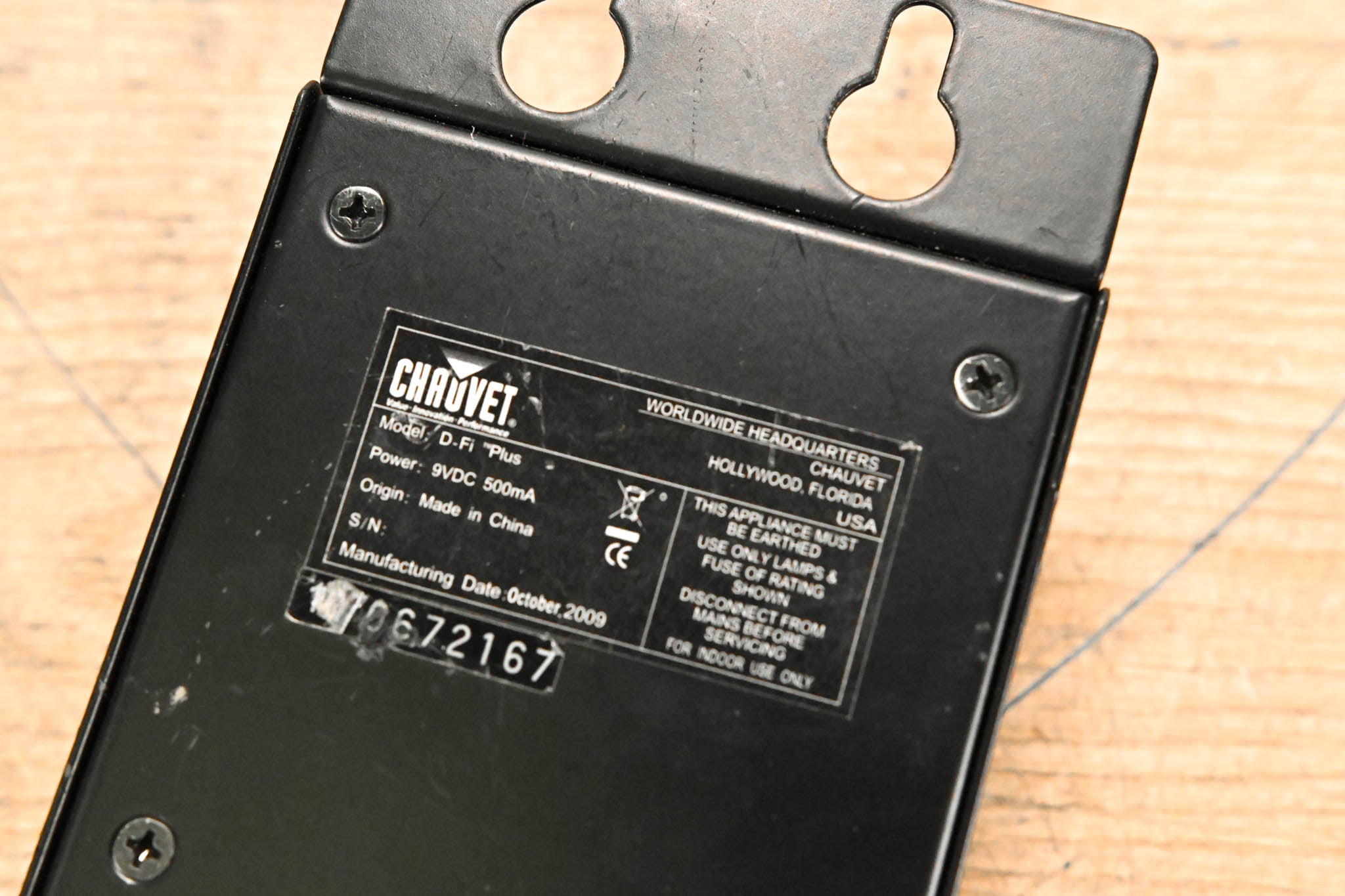 Chauvet D-Fi Plus Wireless DMX Transceiver (NO POWER SUPPLY)