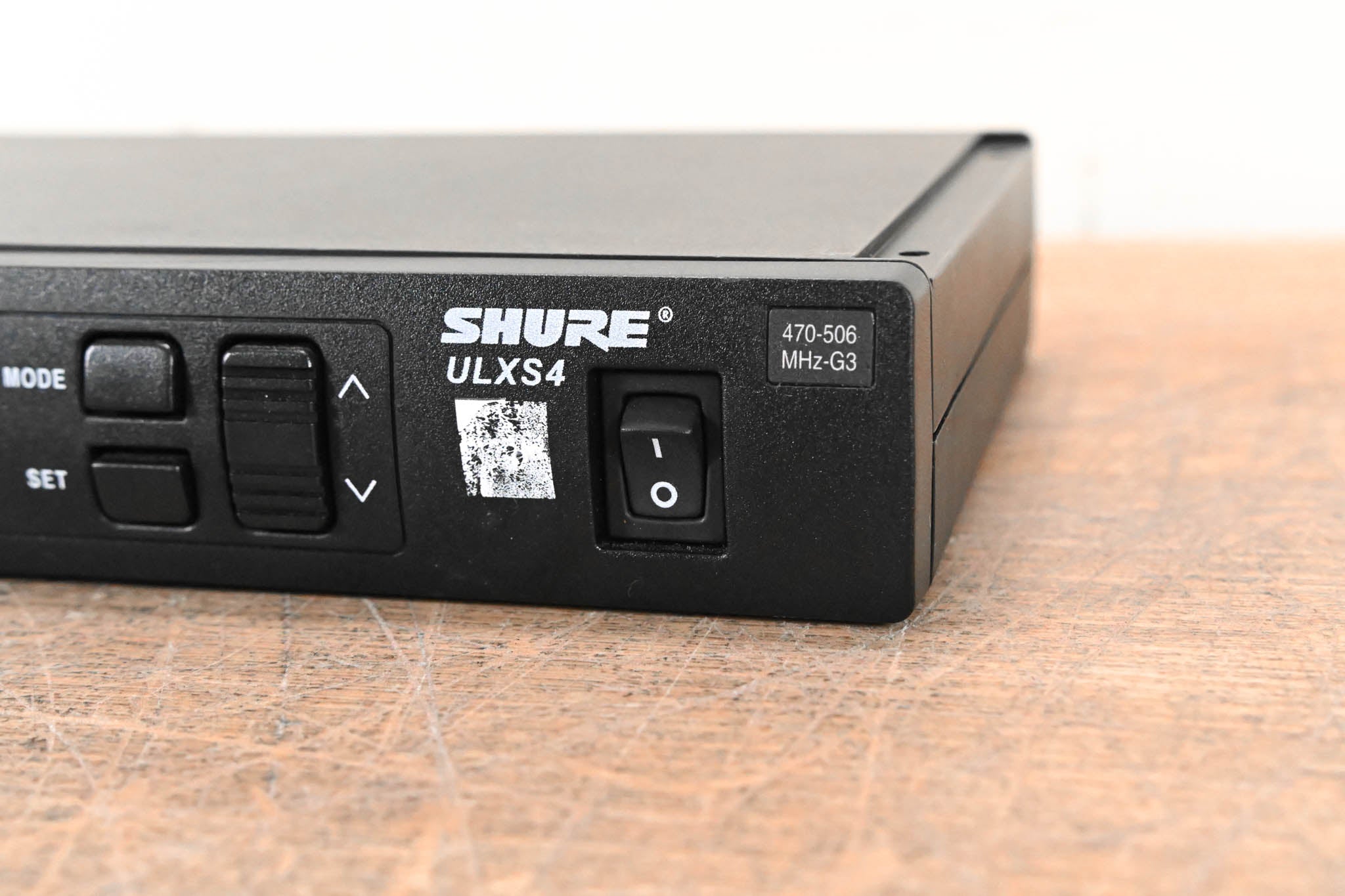 Shure ULXS4 Wireless Receiver - G3 Band: 470-506 MHz (NO POWER SUPPLY)