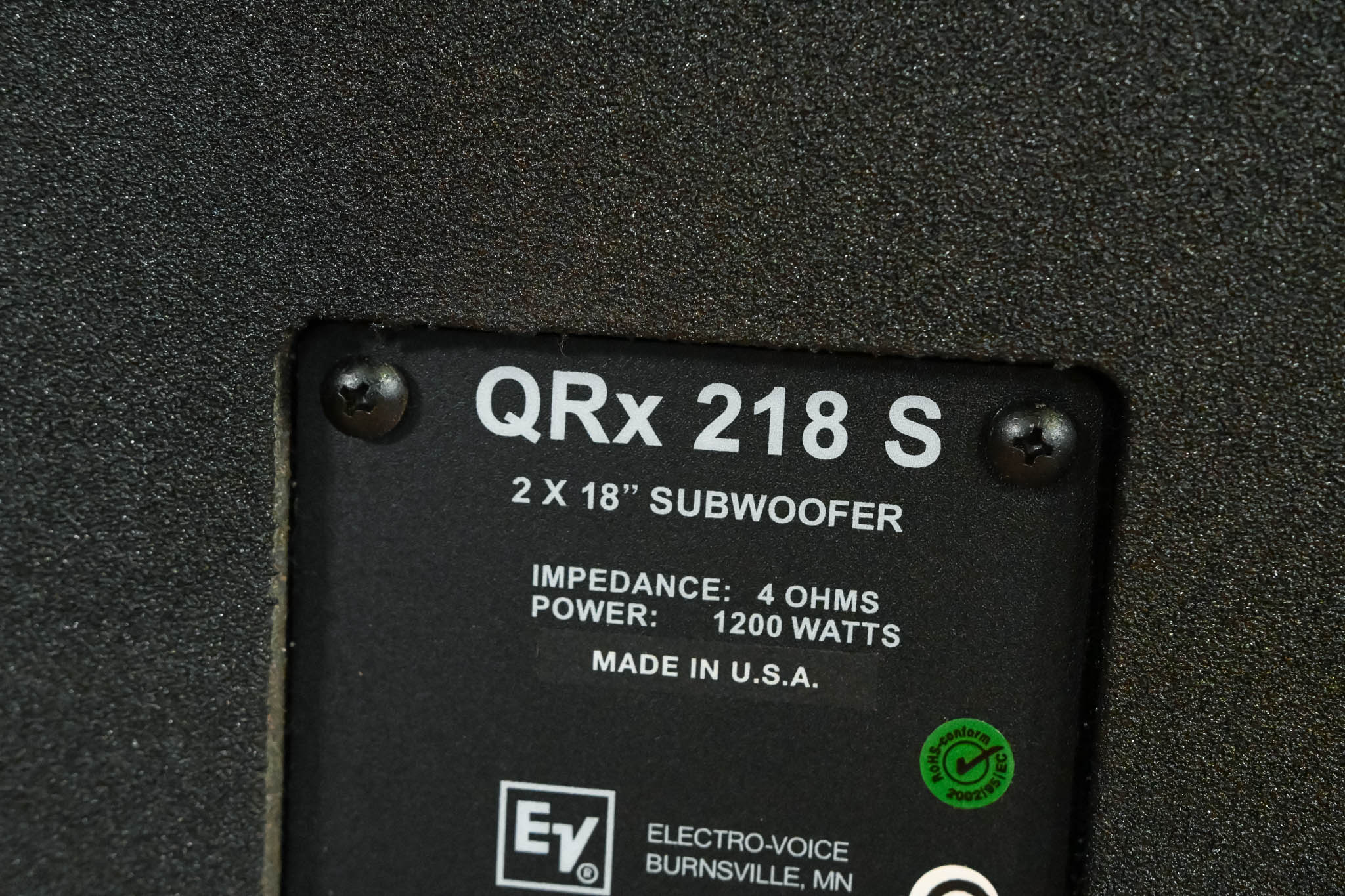 Electro-Voice (EV) QRx 218S Compact Dual 18" Subwoofer