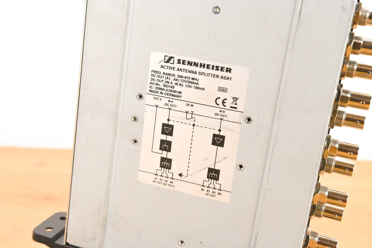 Sennheiser ASA 1 Active Antenna Splitter - 500-870 MHz (NO POWER SUPPLY)