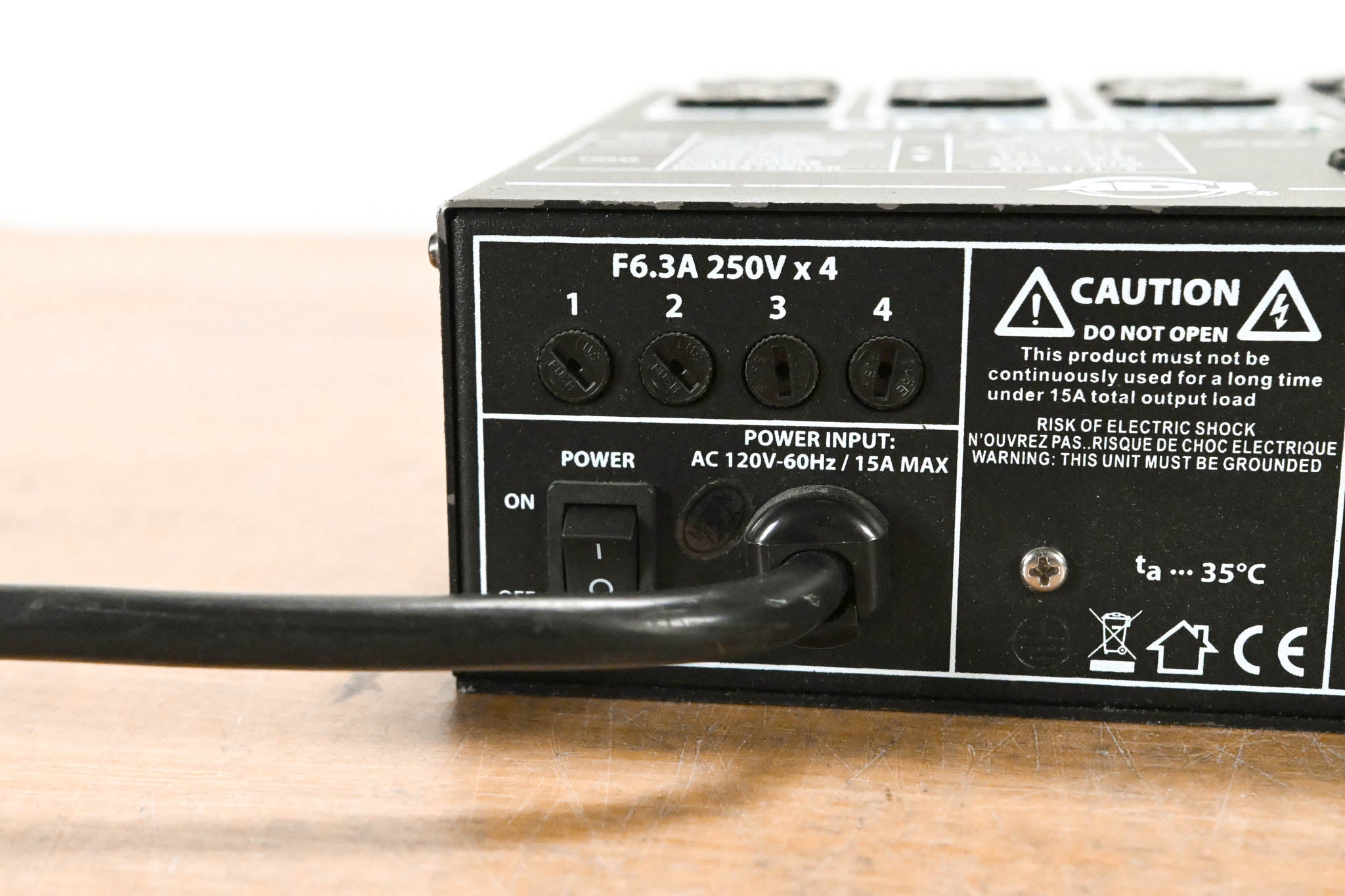 American DJ DP-DMX20L Four-Channel DMX Dimmer Pack