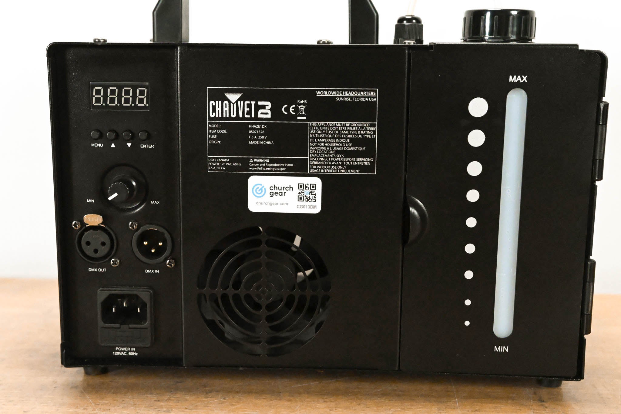 Chauvet Hurricane Haze 1DX Water-Based Haze Machine