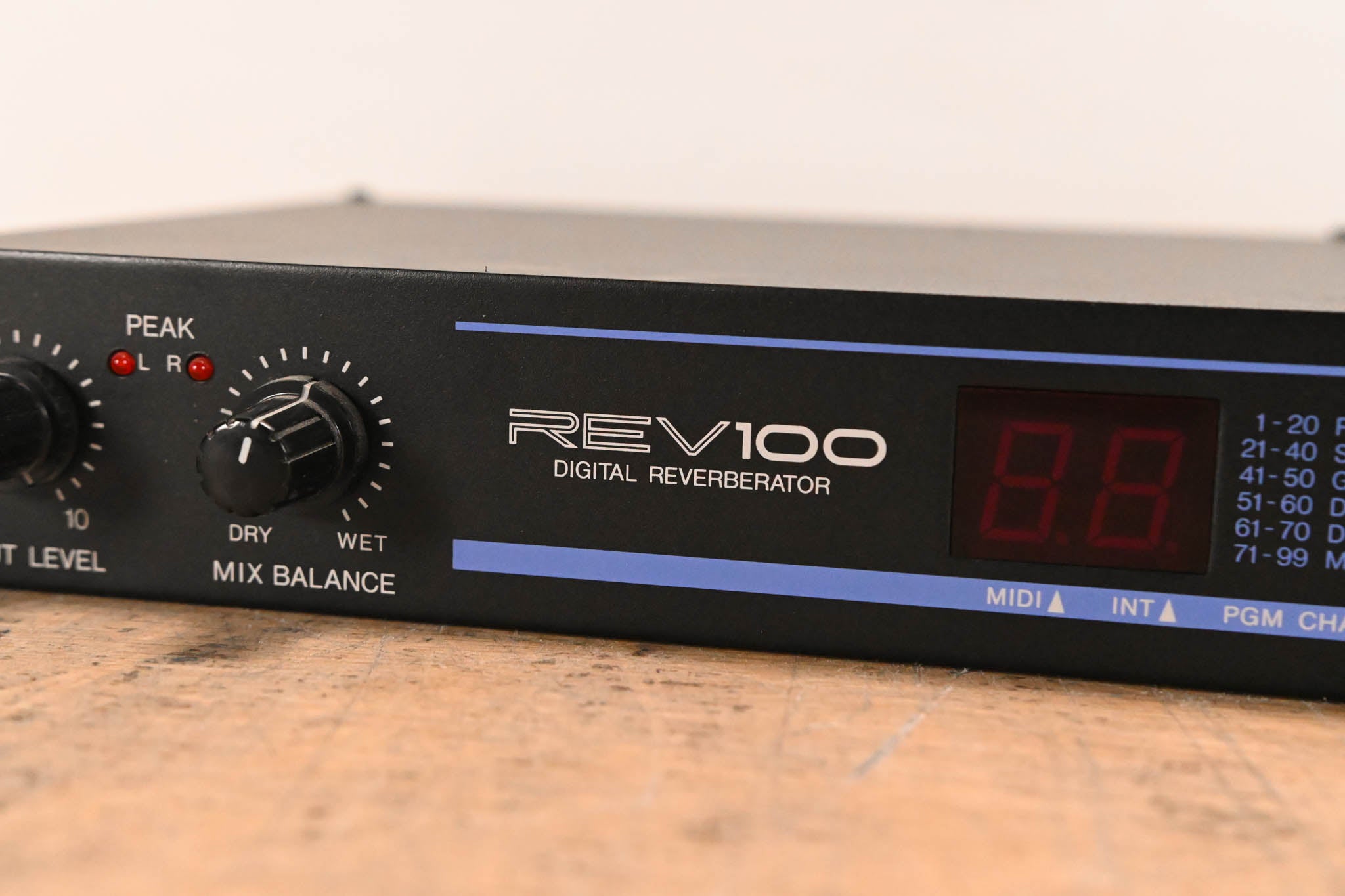 Yamaha REV100 Digital Reverberator (NO POWER SUPPLY)