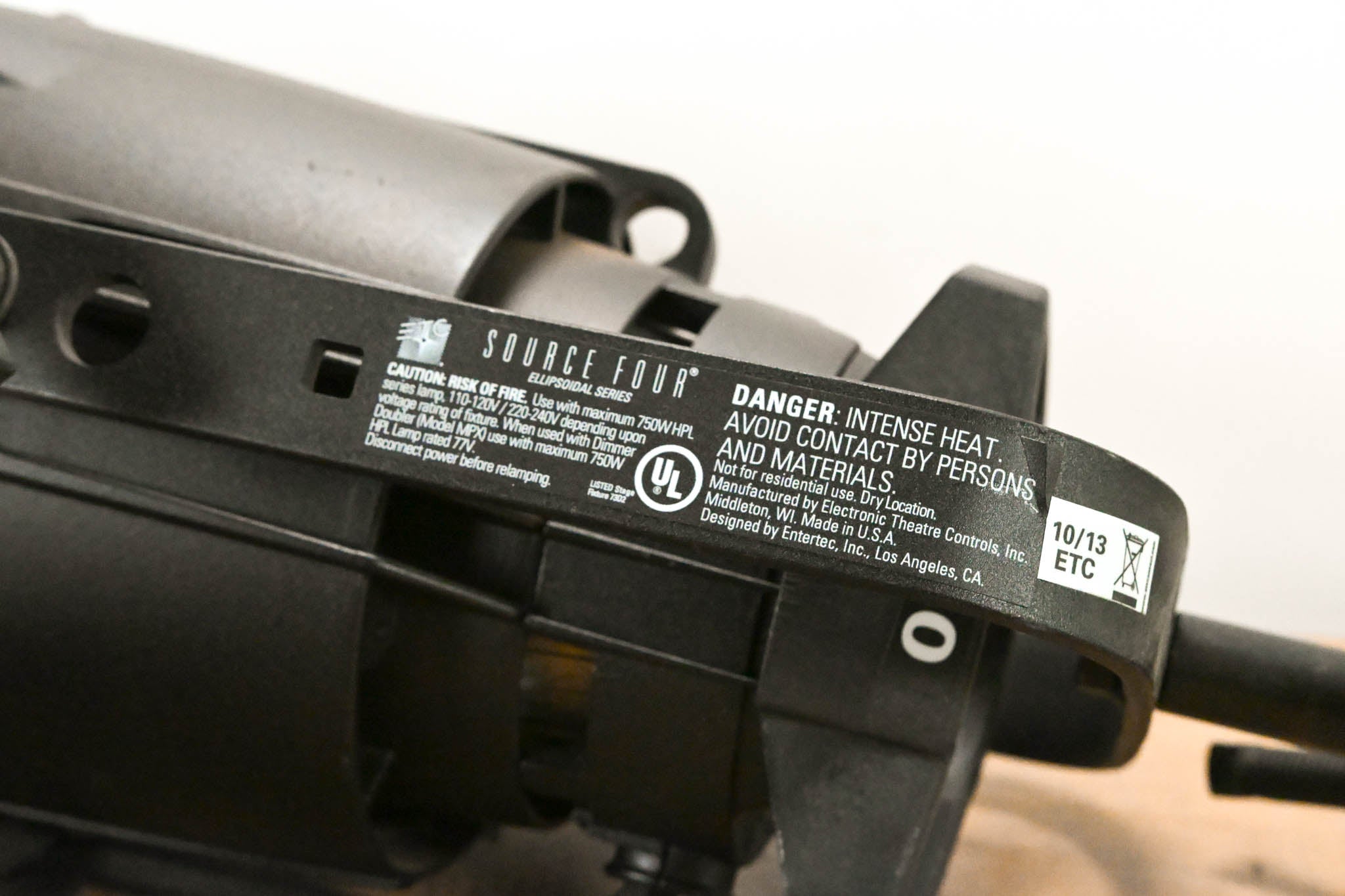 ETC Source Four 750 Ellipsoidal Light (No Lens Tube)