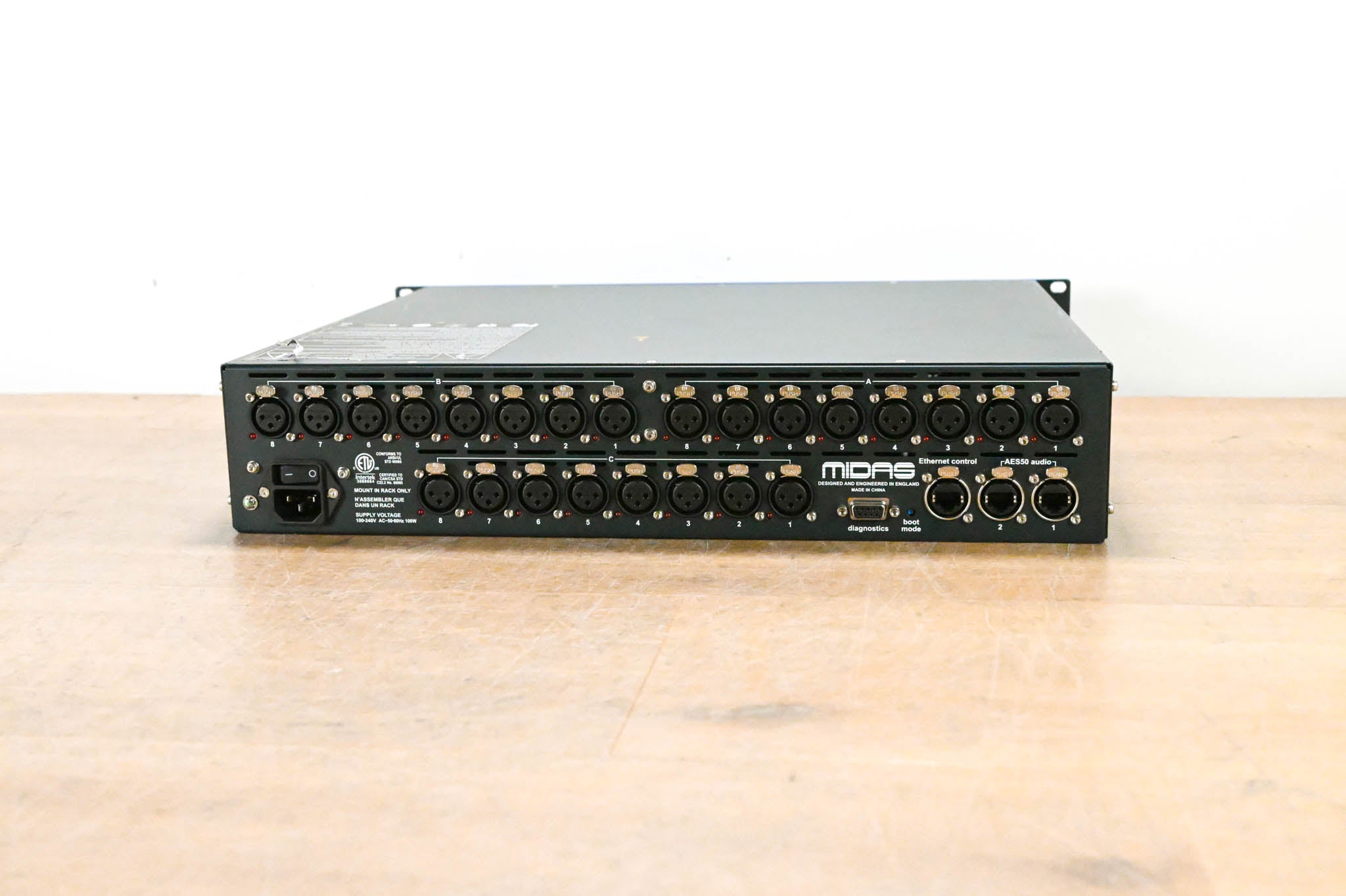 Midas DL151 24-Input Stage Box with 24 Midas Microphone Preamplifiers