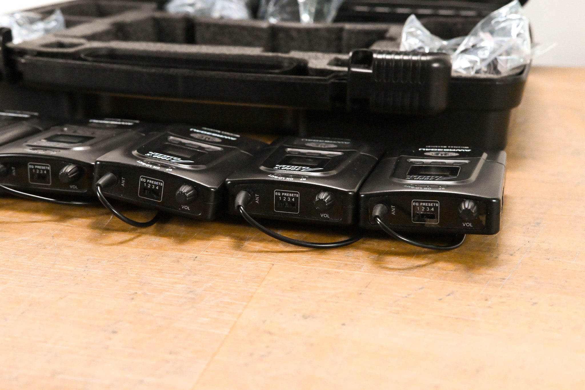Audio2000's AWM630BU IEM System w/ six Bodypack Receivers: 573-597.8 MHz