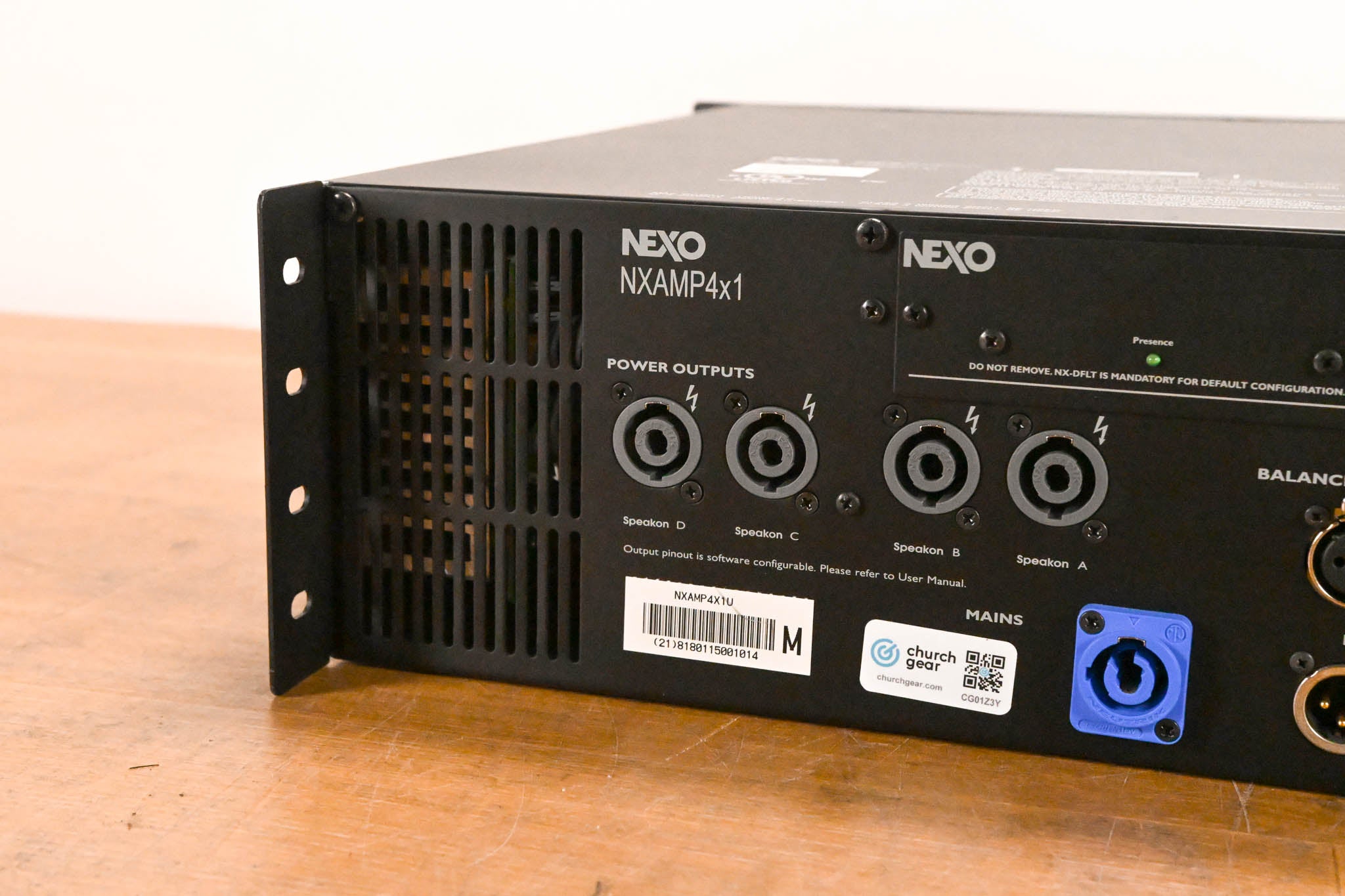 NEXO NXAMP4x1 4-Channel DSP Power Amplifier