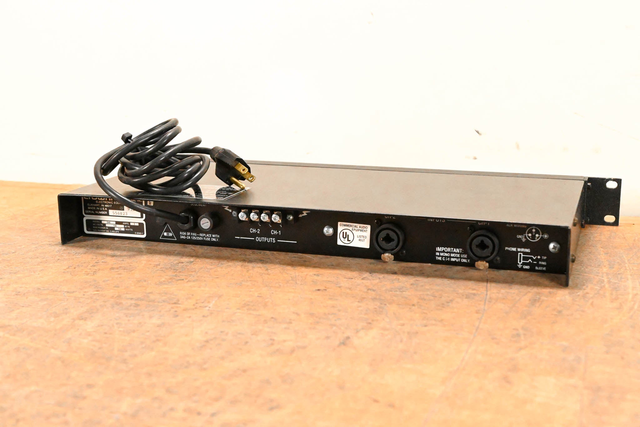 Crown D-45 Two-Channel, 35W Power Amplifier