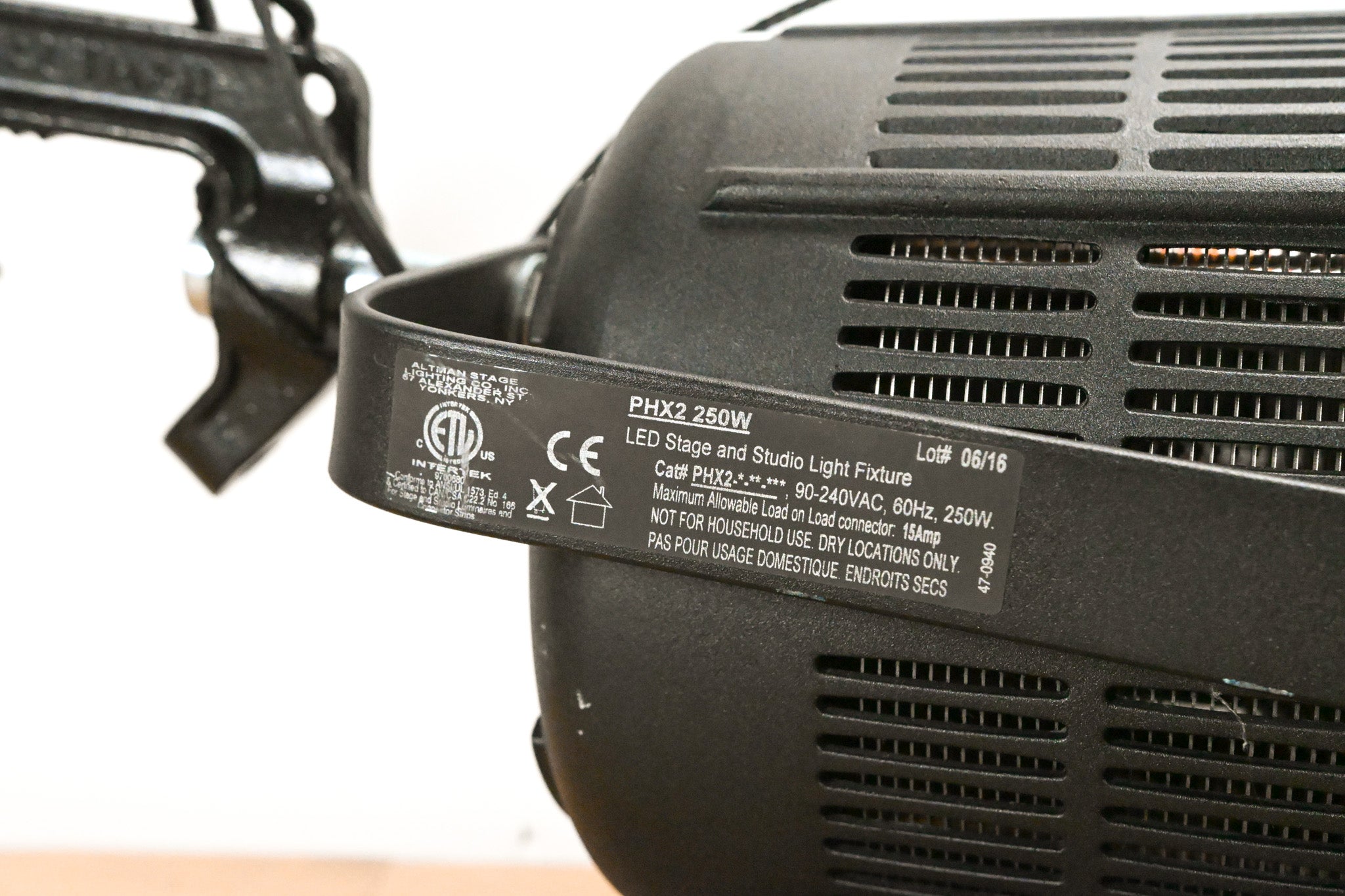 Altman PHX 250W 3000K LED Profile Spot 19 Degree Ellipsoidal Light