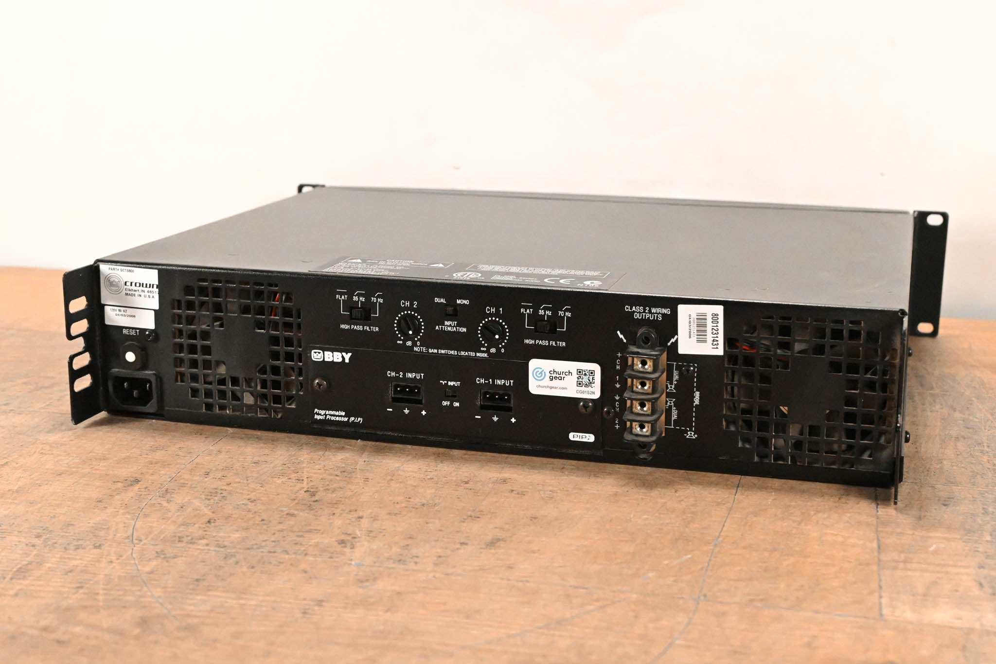 Crown CTs 600 Two-Channel 300W Power Amplifier