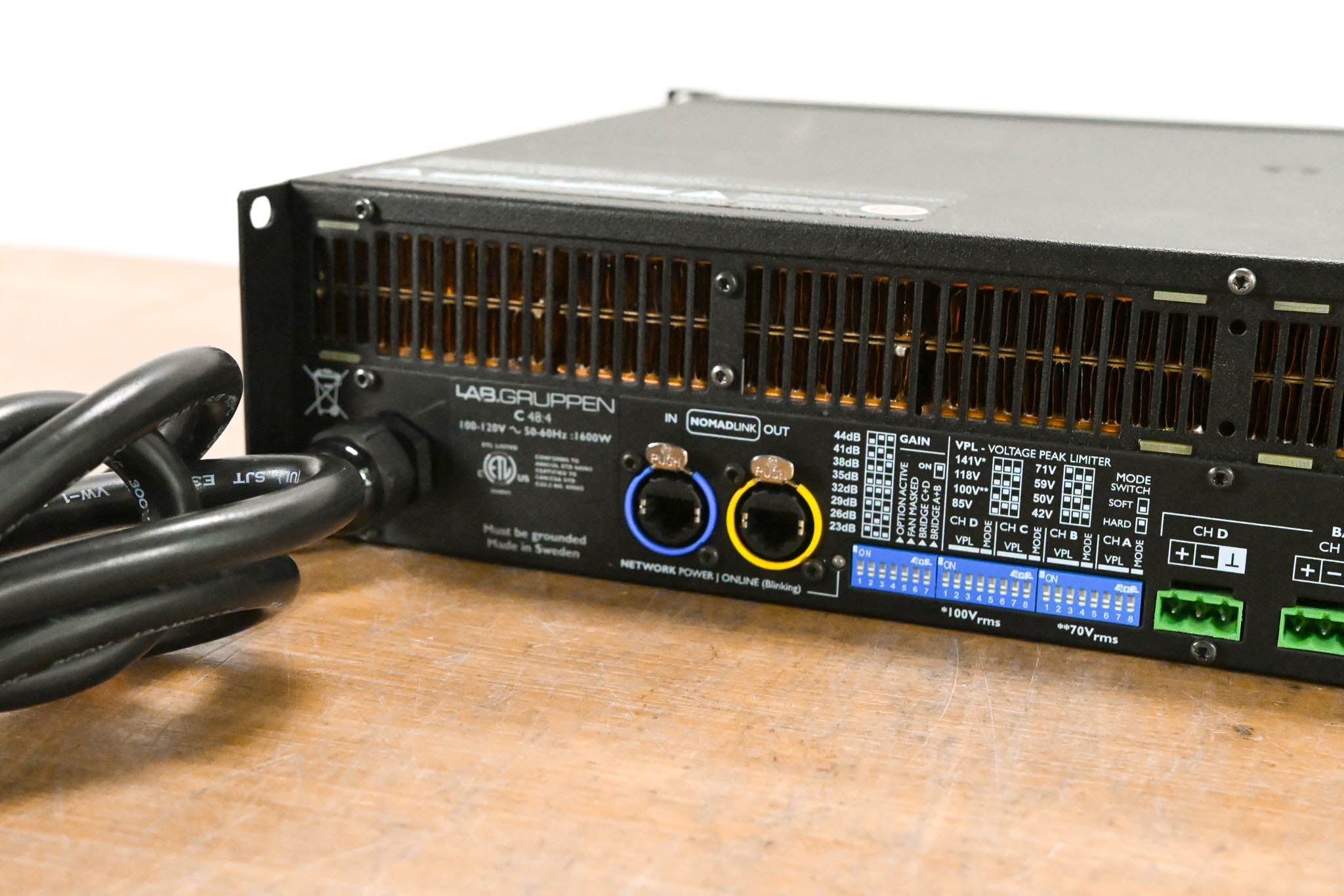 Lab Gruppen C 48:4 4800W 4-Channel Power Amplifier