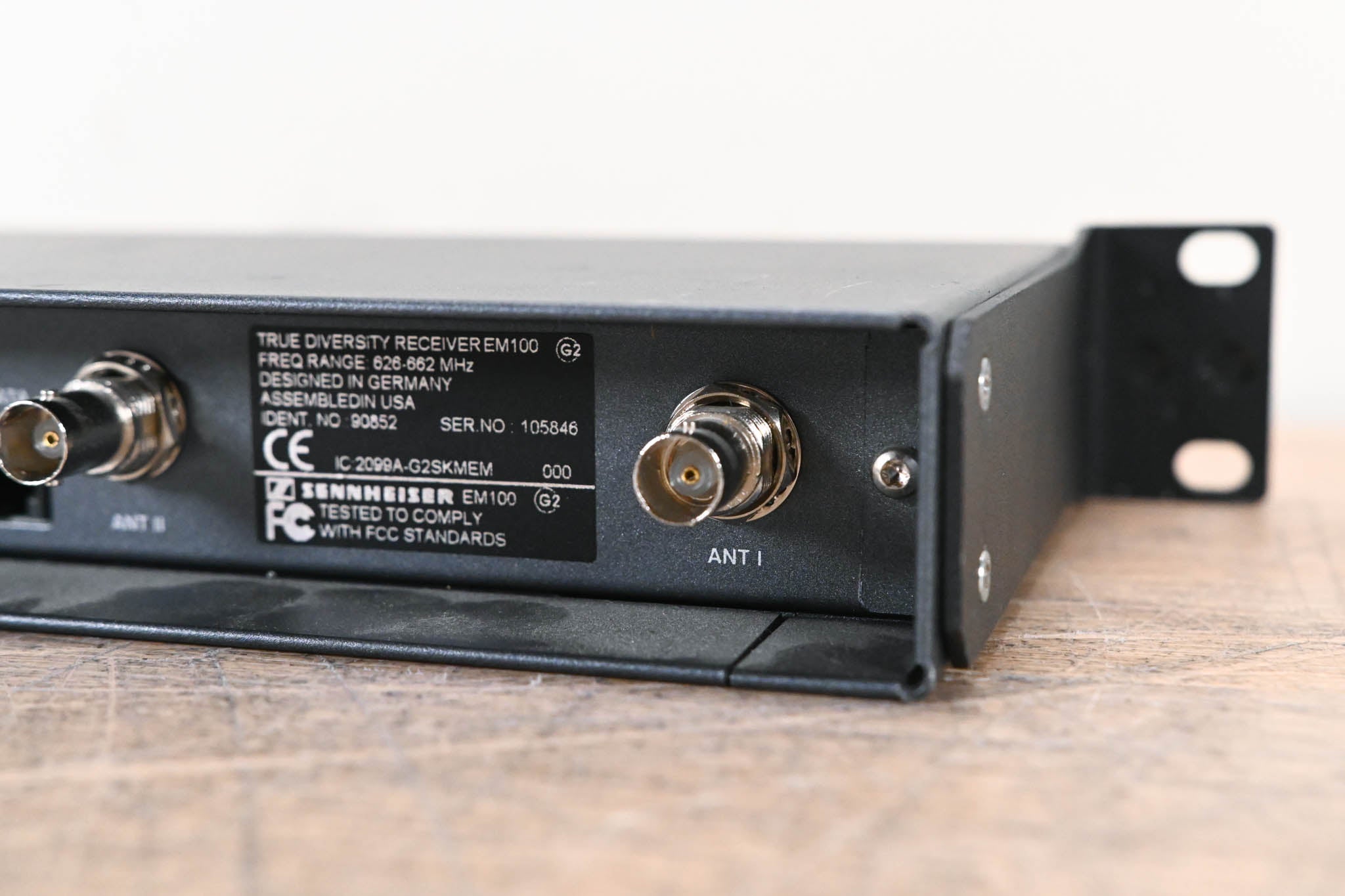 Sennheiser EM 100 G2 Wireless Receiver - 626-662 MHz (NO POWER SUPPLY)