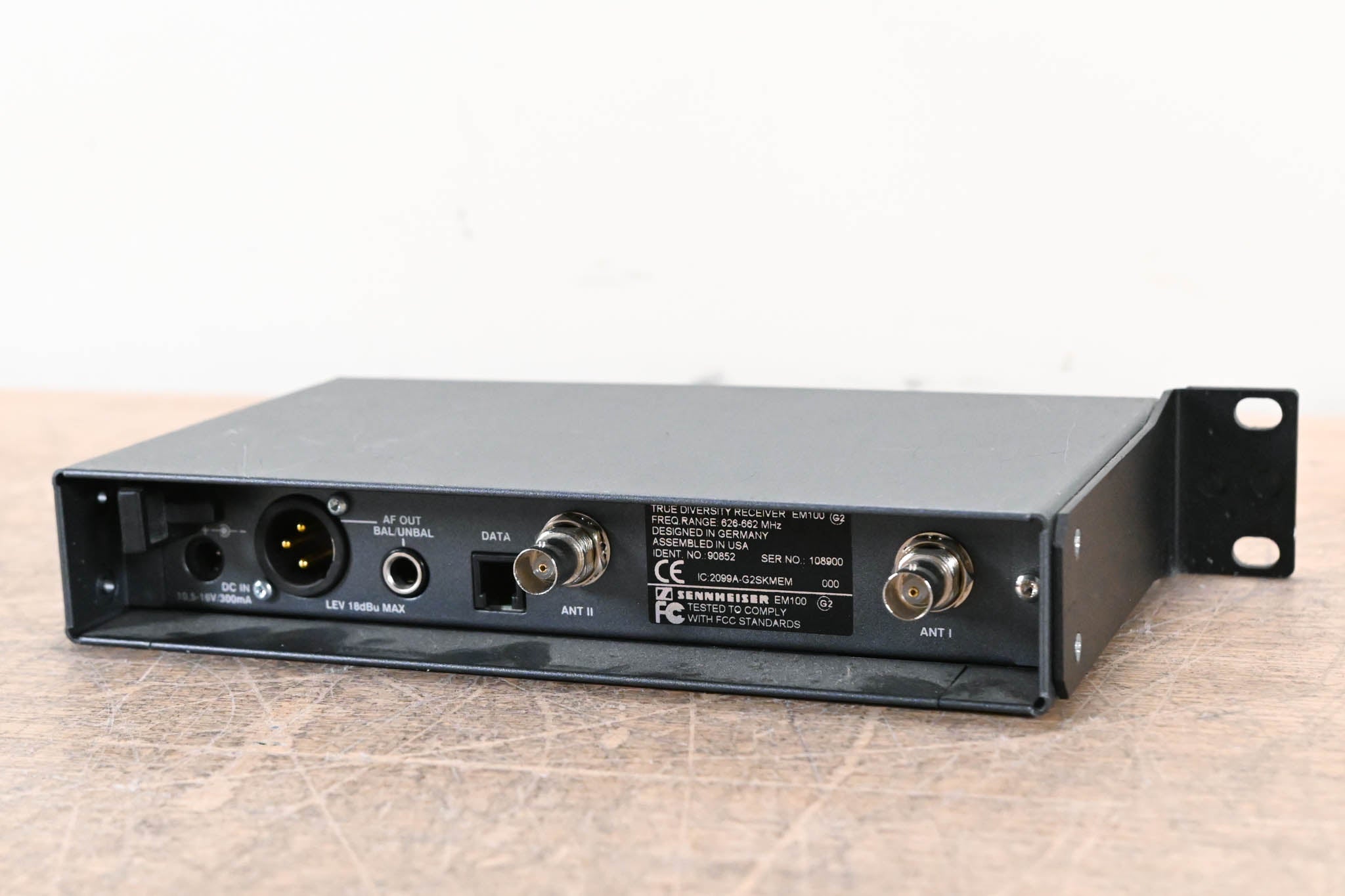 Sennheiser EM 100 G2 Wireless Receiver - 626-662 MHz (NO POWER SUPPLY)