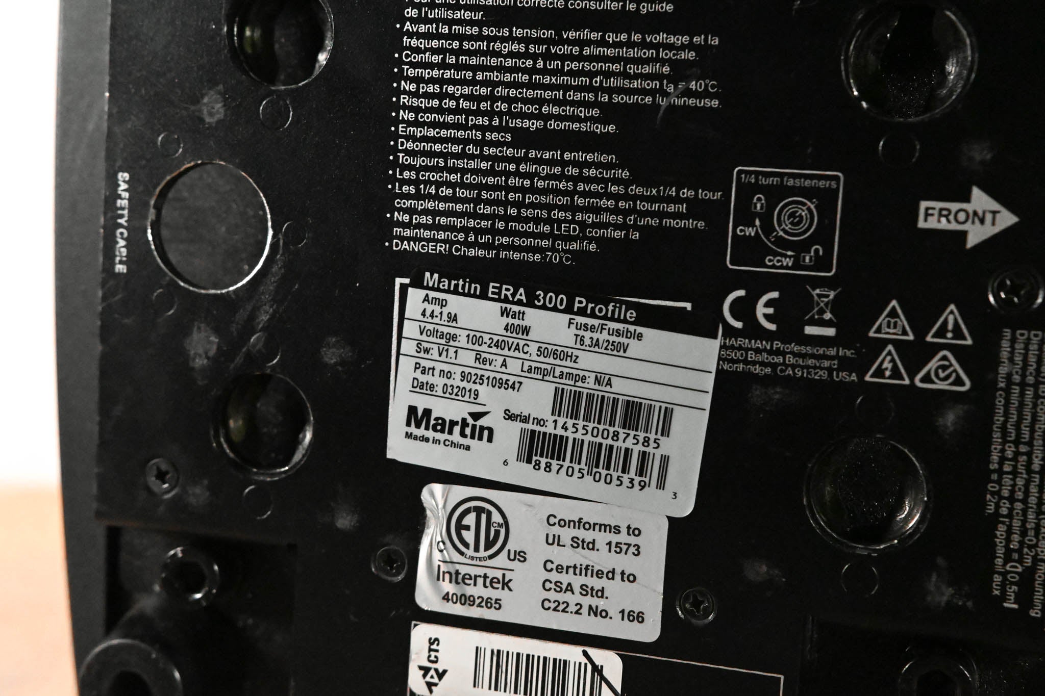 Martin Lighting ERA 300 Profile Compact LED Moving Head Profile