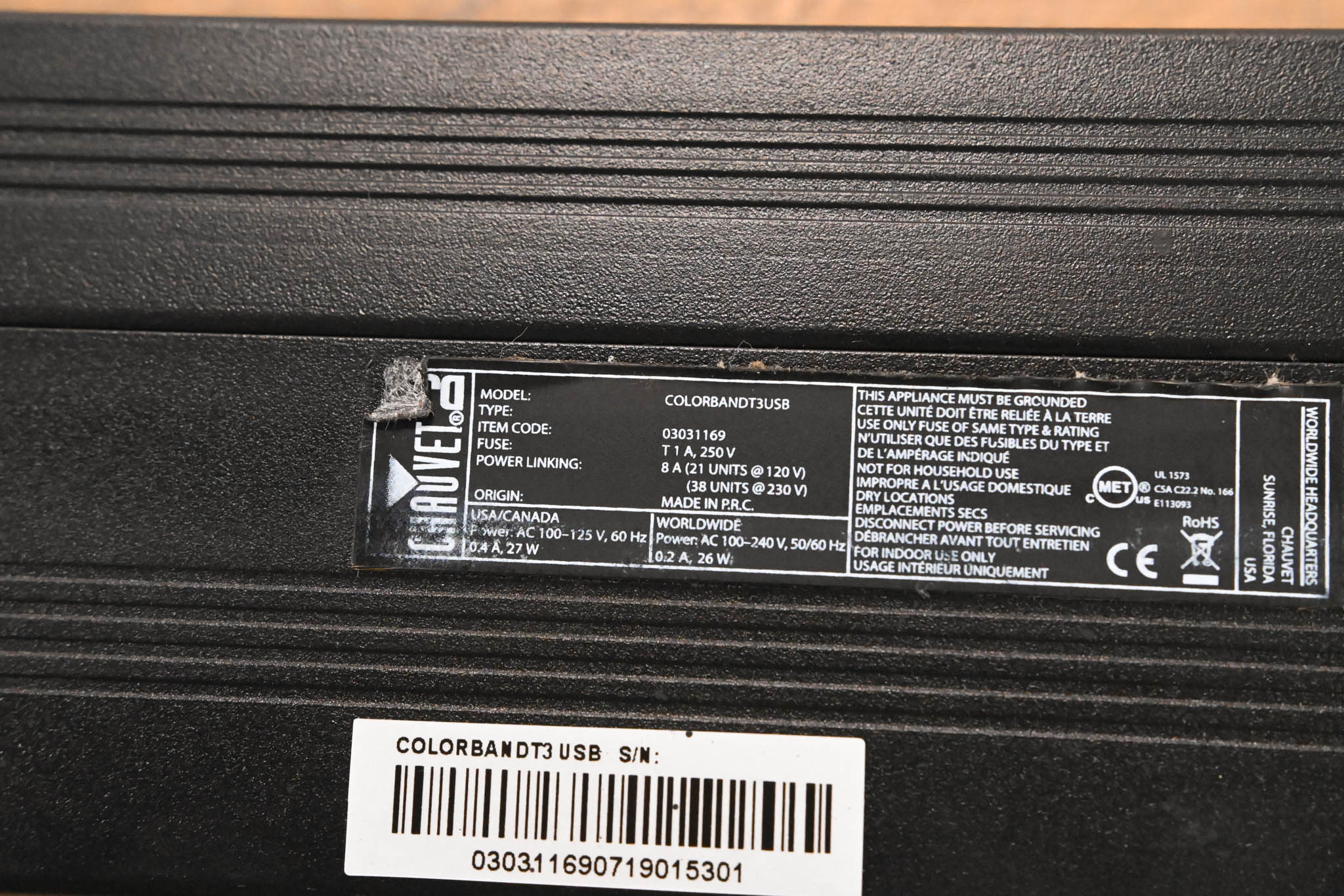 Chauvet COLORband T3USB Linear RGB Wash Light