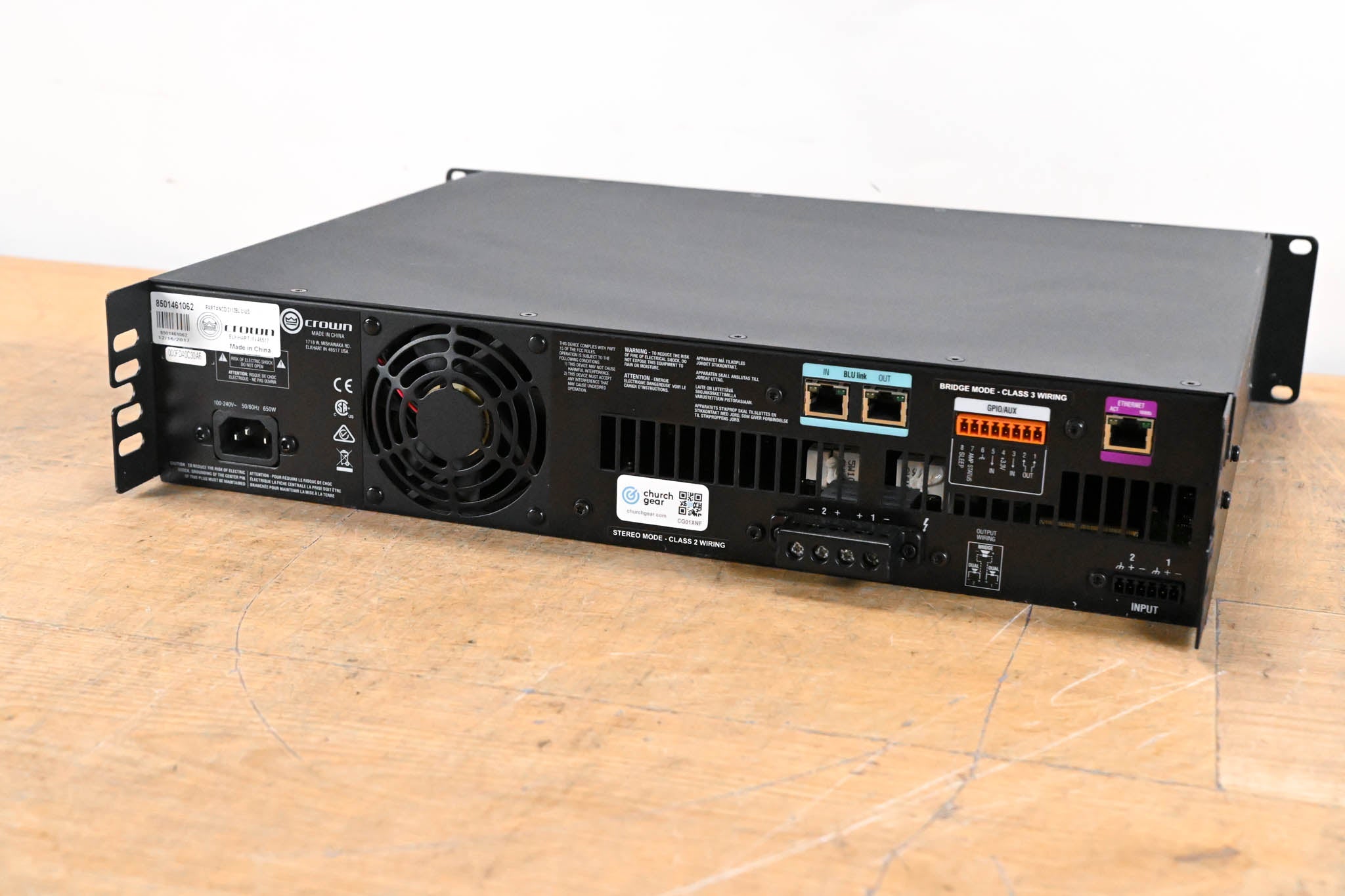 Crown CDi 2|1200BL 2-Channel DriveCore Series Power Amp w/ BLU Link