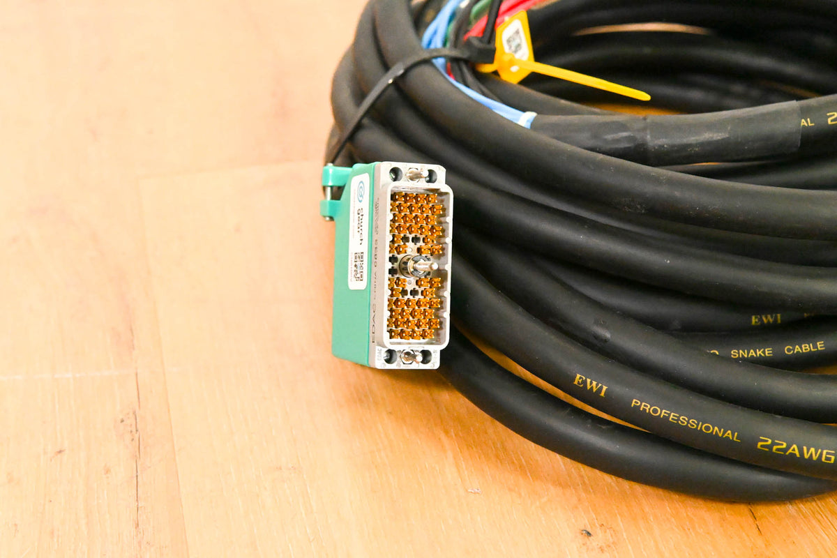 EWI 16-Channel EDAC to 16 XLRM Audio Snake Cable - 50'