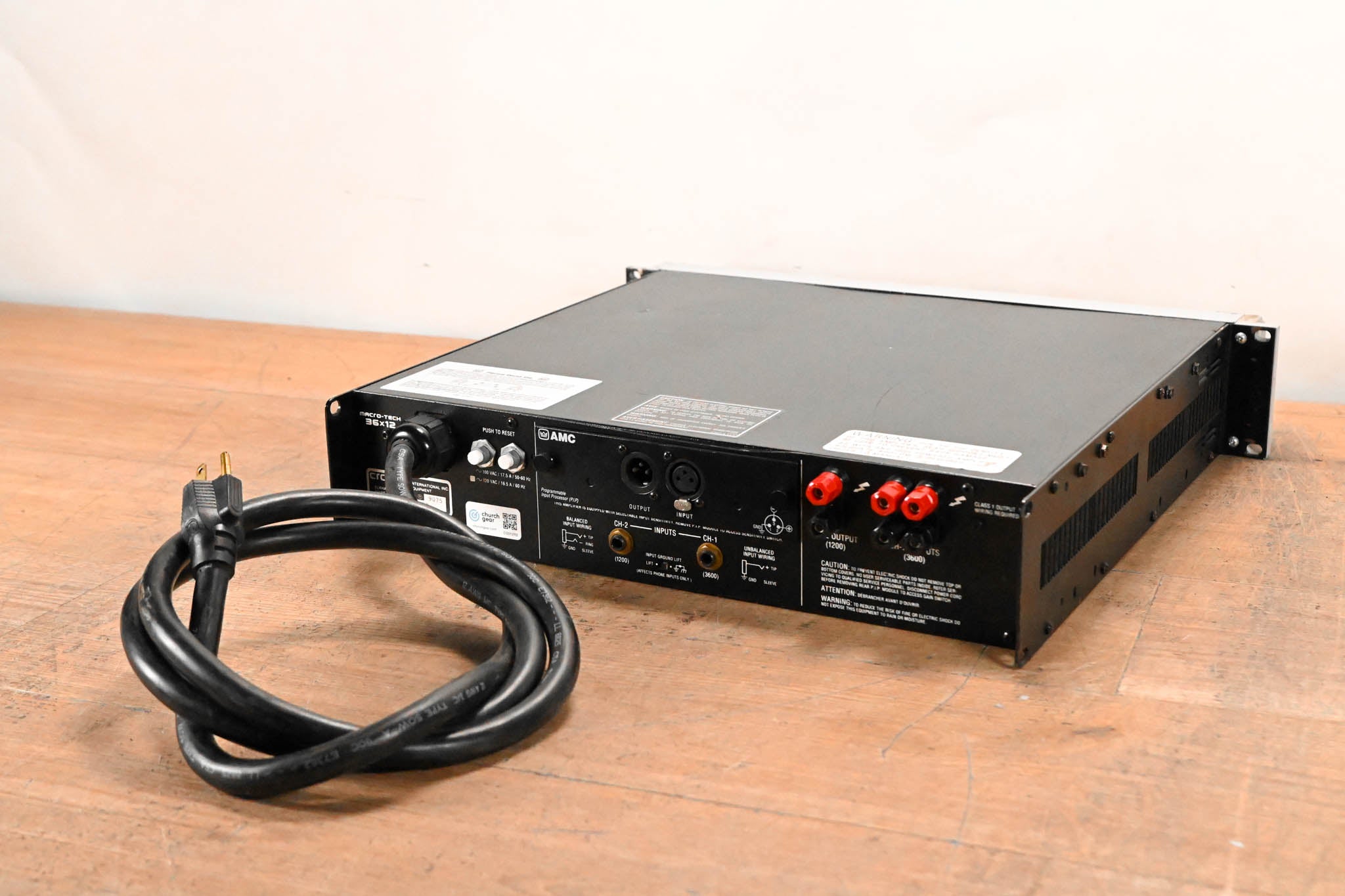 Crown Macro-Tech 36x12 2-Channel Power Amplifier