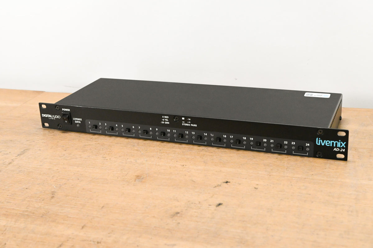 Digital Audio Labs Livemix AD-24 24-CH Analog Input Unit NO POWER SUPPLY