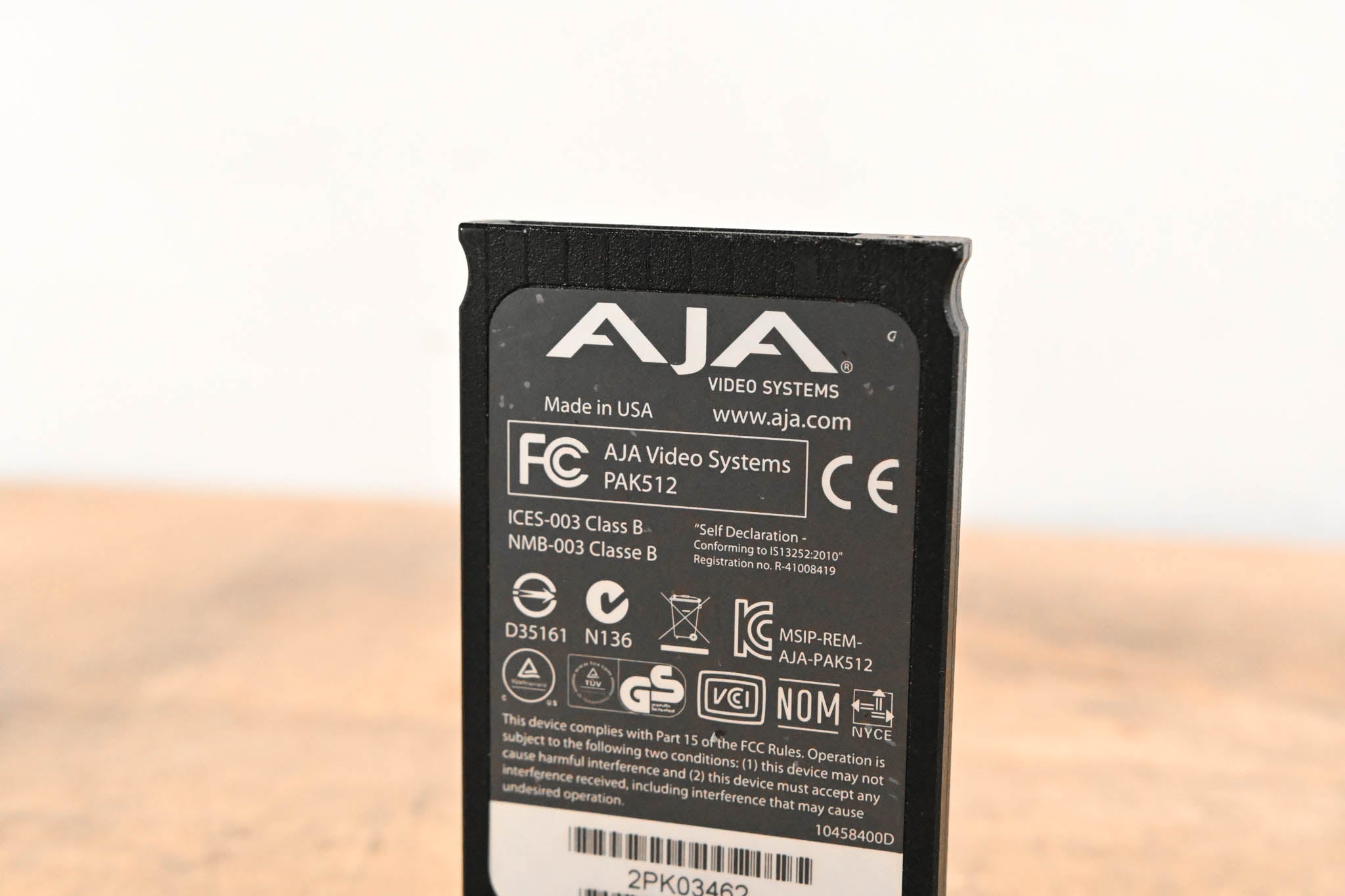 AJA PAK512 SSD Module for Ki Pro Systems