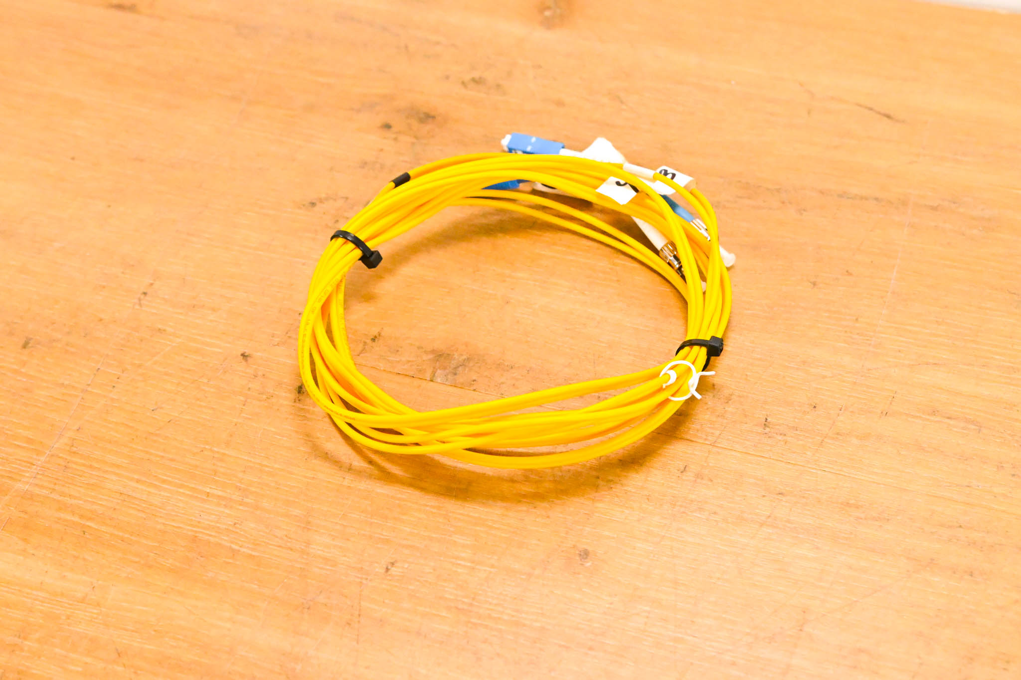 Unbranded SC-ST Duplex Single Mode Fiber Optic Patch Cable - 10'
