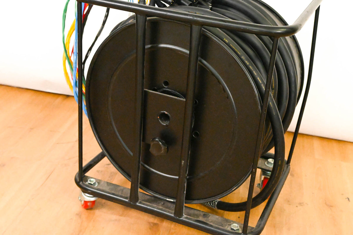 EWI RPPX-32x8-200 32-Channel Reel Snake w/ EDAC Monitor Split - 200'