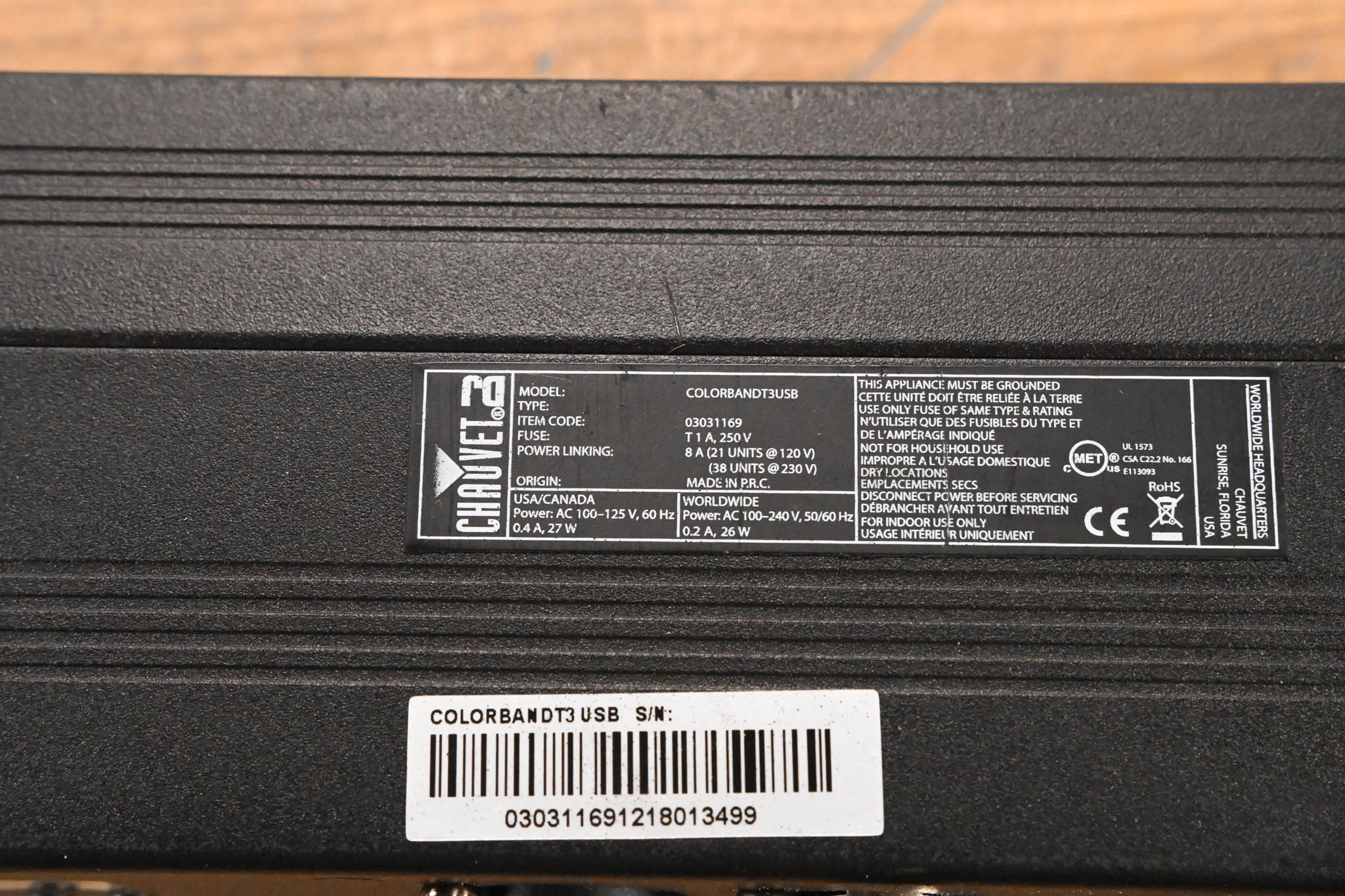 Chauvet COLORband T3USB Linear RGB Wash Light