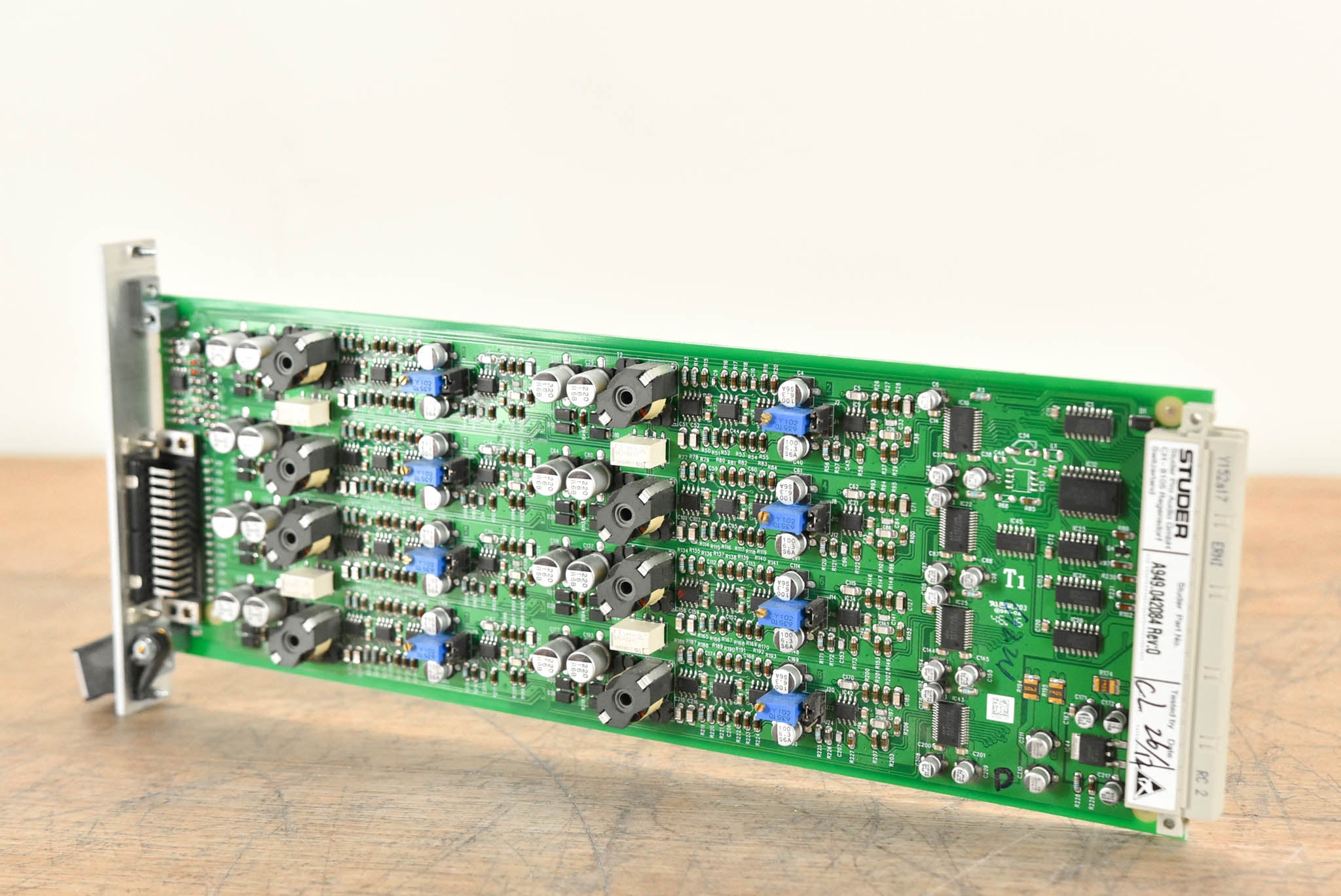 Studer 8-Channel Analog Line Out Card for D21m & D23m Modular I/O System