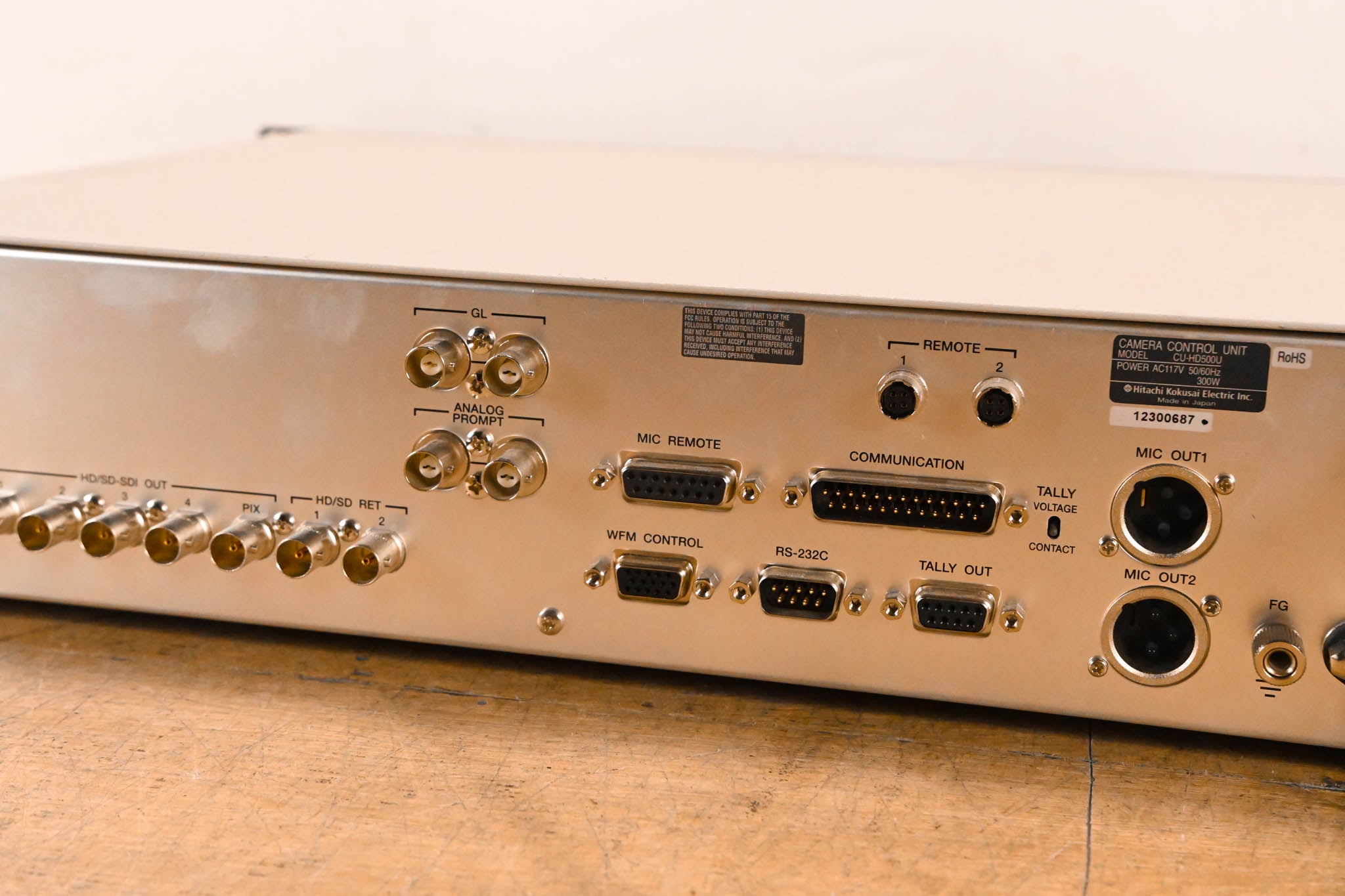 Hitachi CU-HD500 Fiber Optic Camera Control Unit